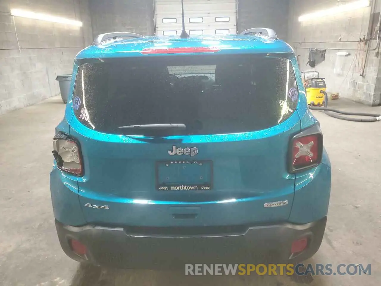 6 fotografías del automóvil dañado ZACNJDBB0MPM33131 JEEP RENEGADE 2021