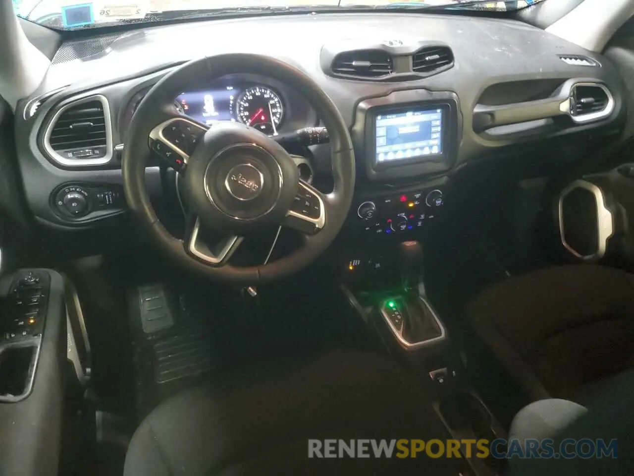 8 fotografías del automóvil dañado ZACNJDBB0MPM33131 JEEP RENEGADE 2021