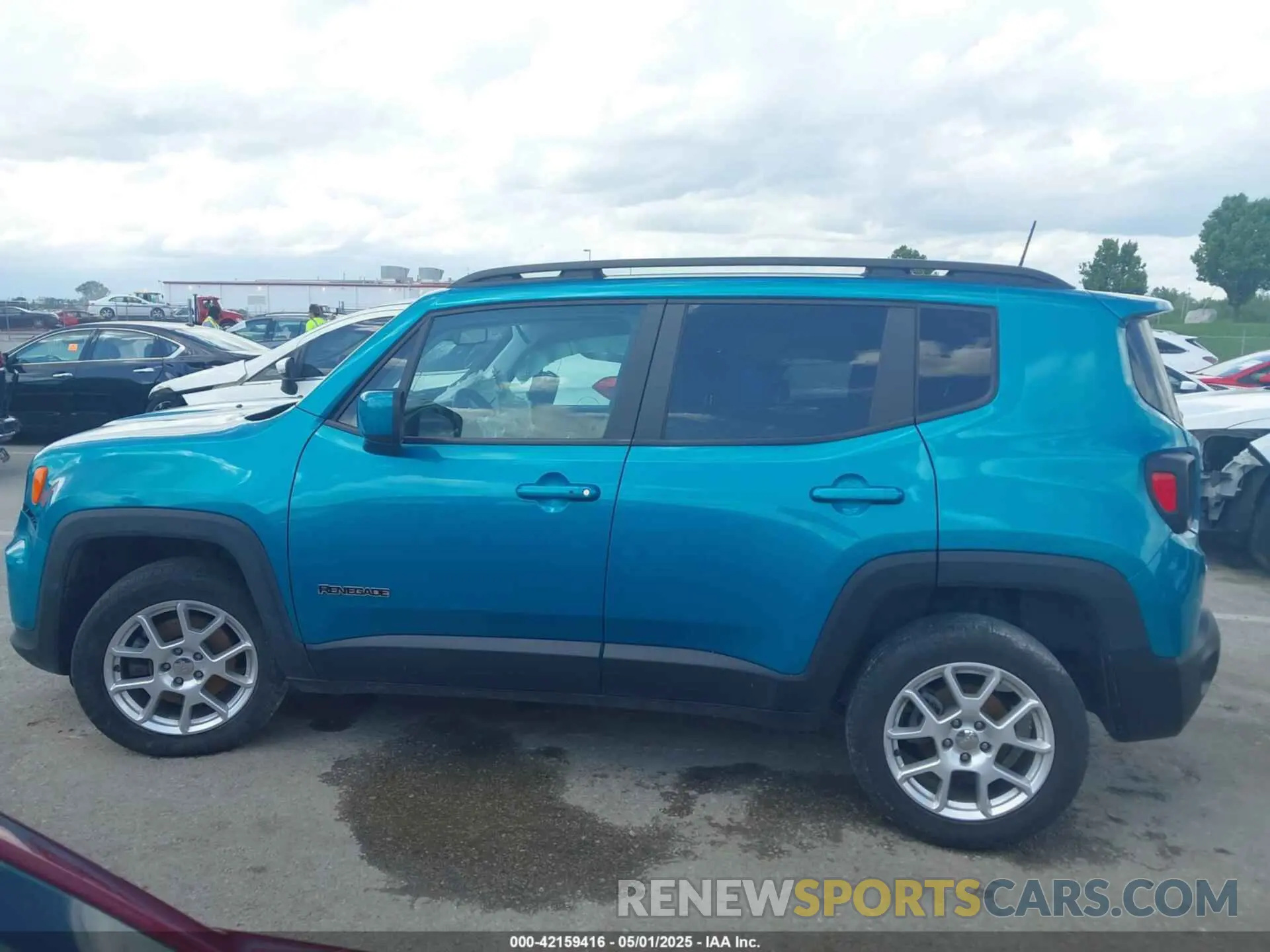 14 fotografías del automóvil dañado ZACNJDBB0MPM39978 JEEP RENEGADE 2021