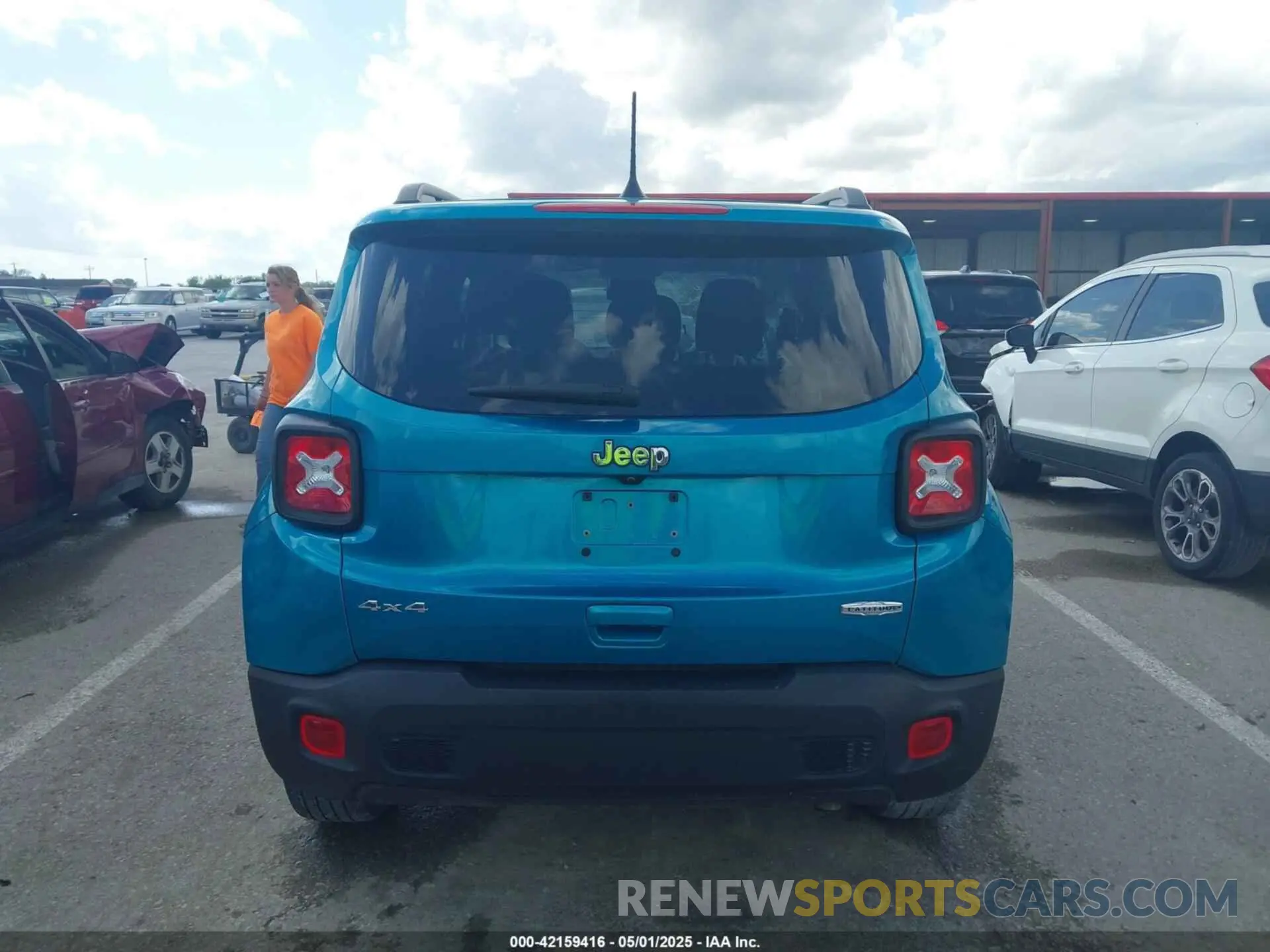 16 fotografías del automóvil dañado ZACNJDBB0MPM39978 JEEP RENEGADE 2021