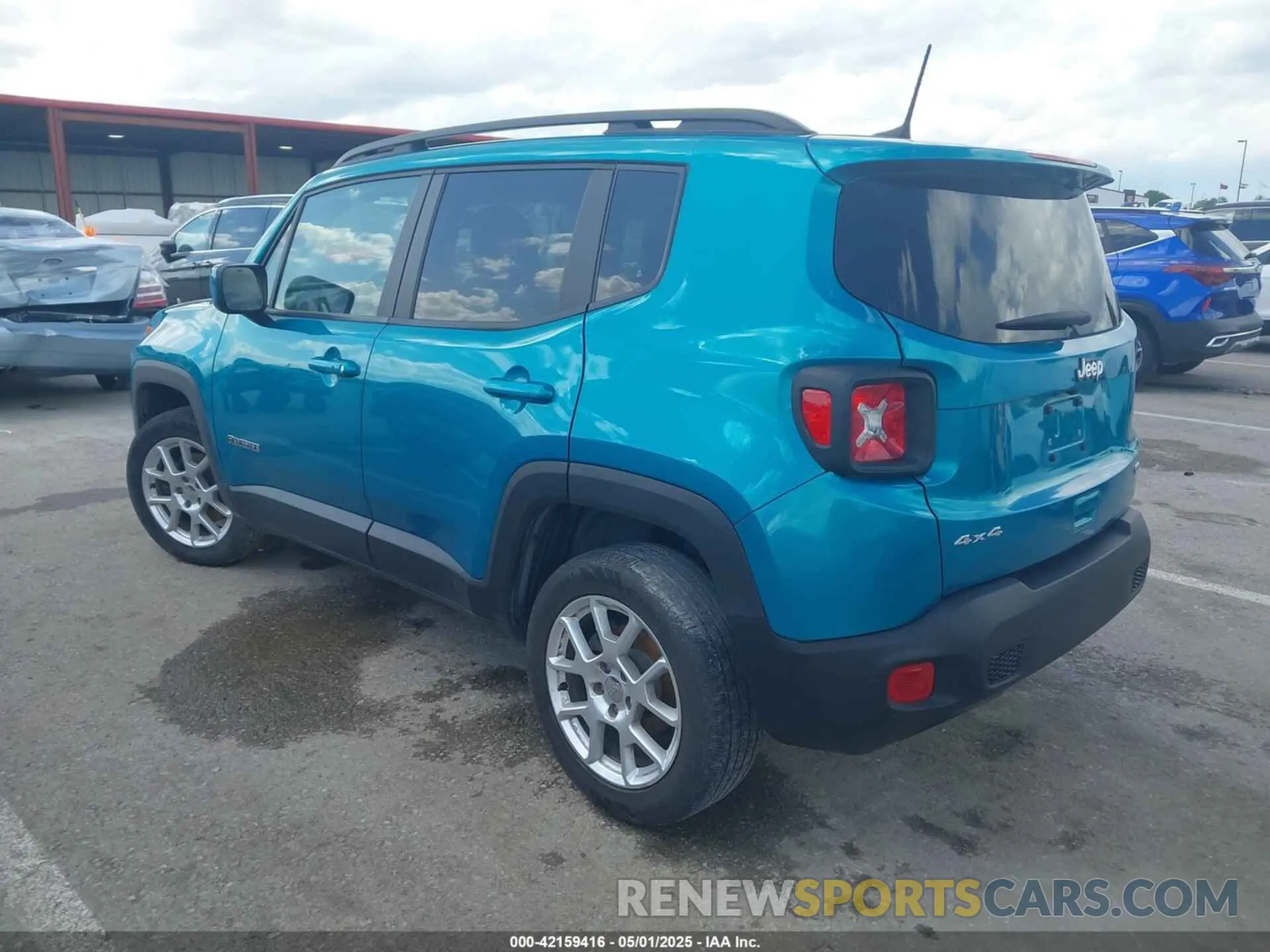 3 fotografías del automóvil dañado ZACNJDBB0MPM39978 JEEP RENEGADE 2021
