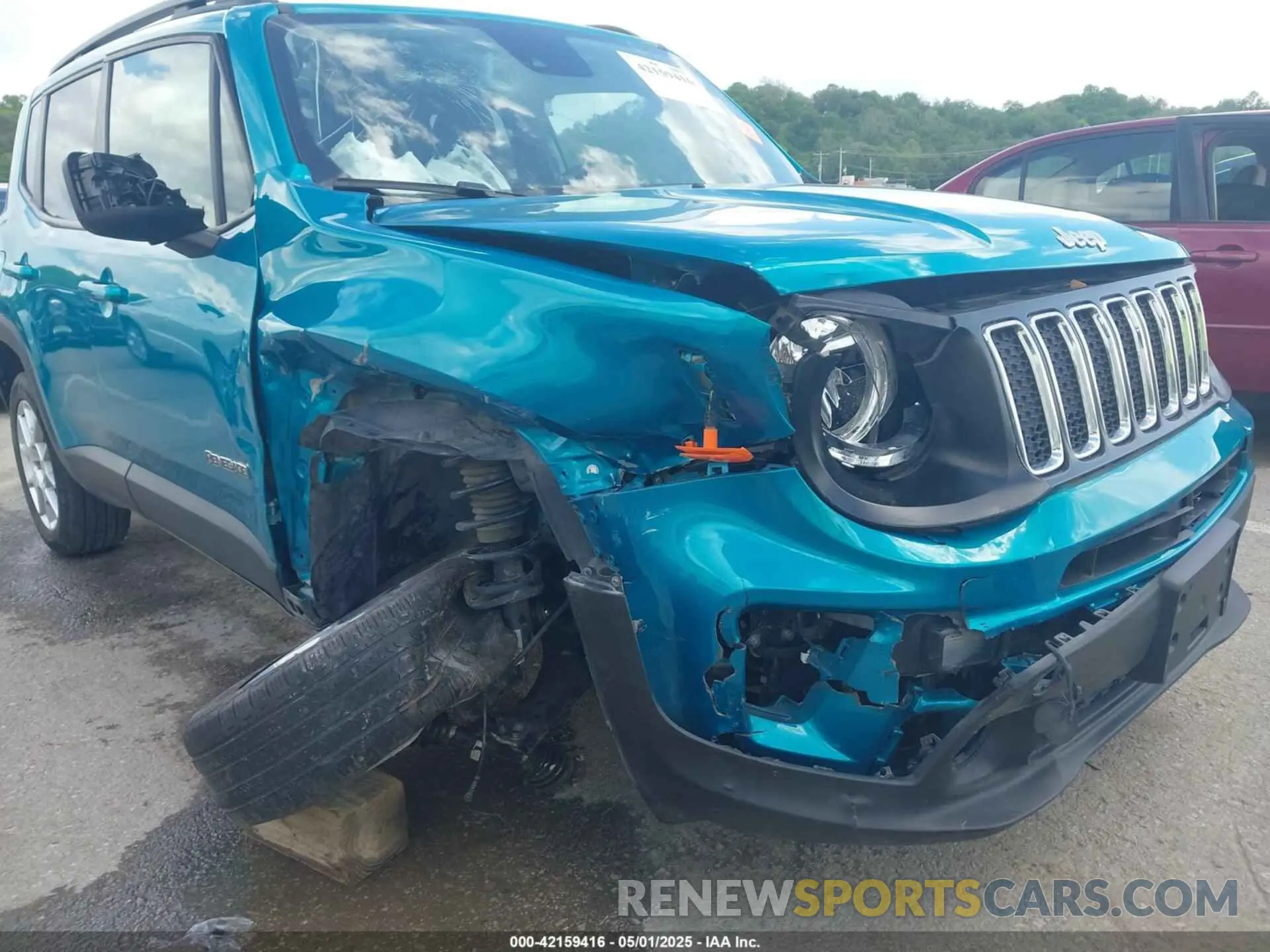 6 fotografías del automóvil dañado ZACNJDBB0MPM39978 JEEP RENEGADE 2021