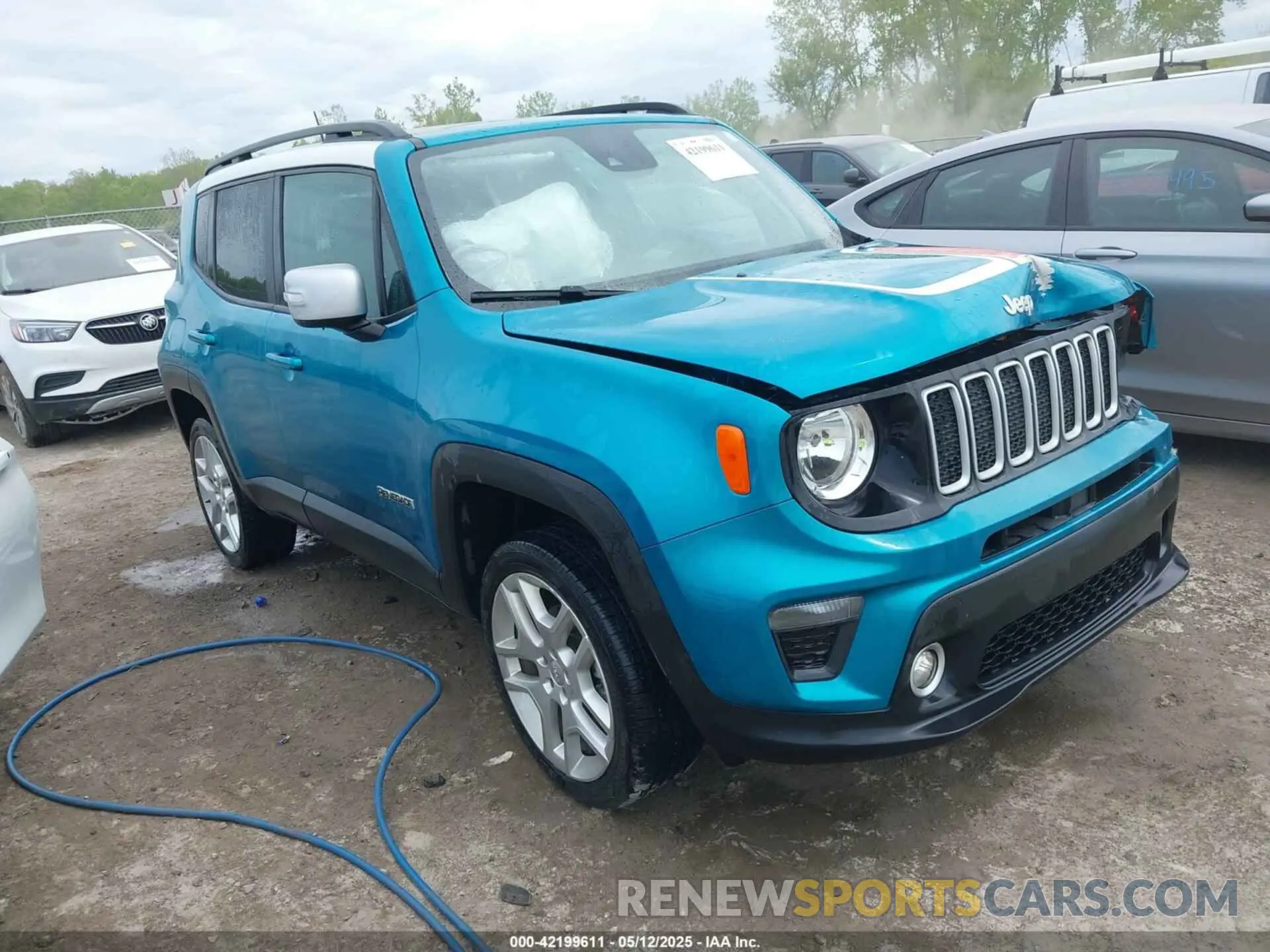 1 fotografías del automóvil dañado ZACNJDBB0MPM92423 JEEP RENEGADE 2021
