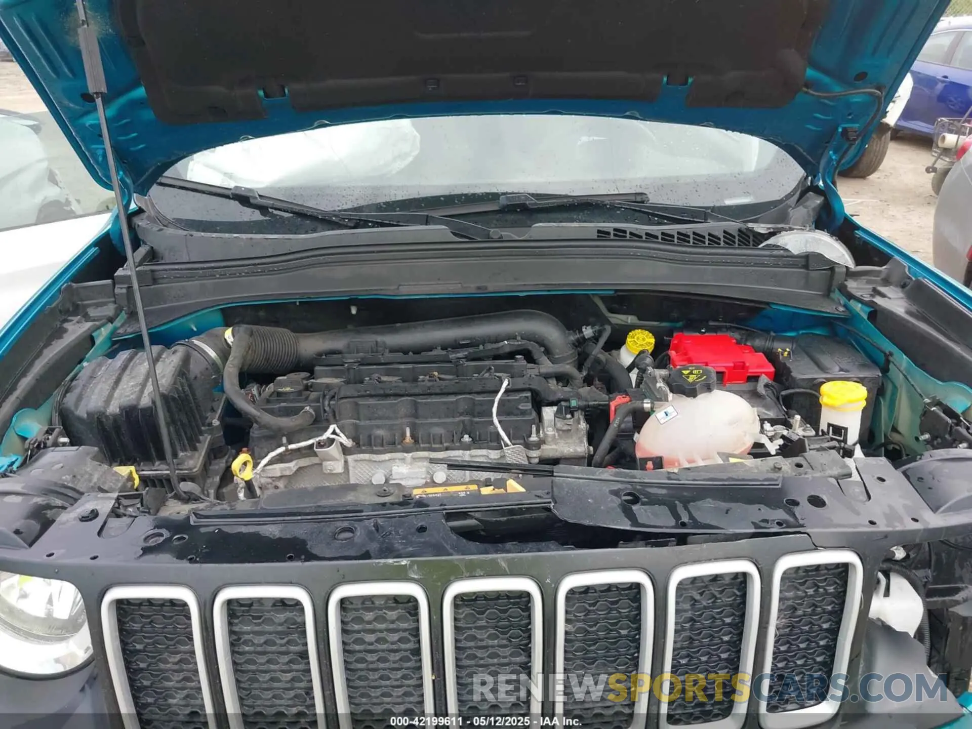 10 fotografías del automóvil dañado ZACNJDBB0MPM92423 JEEP RENEGADE 2021