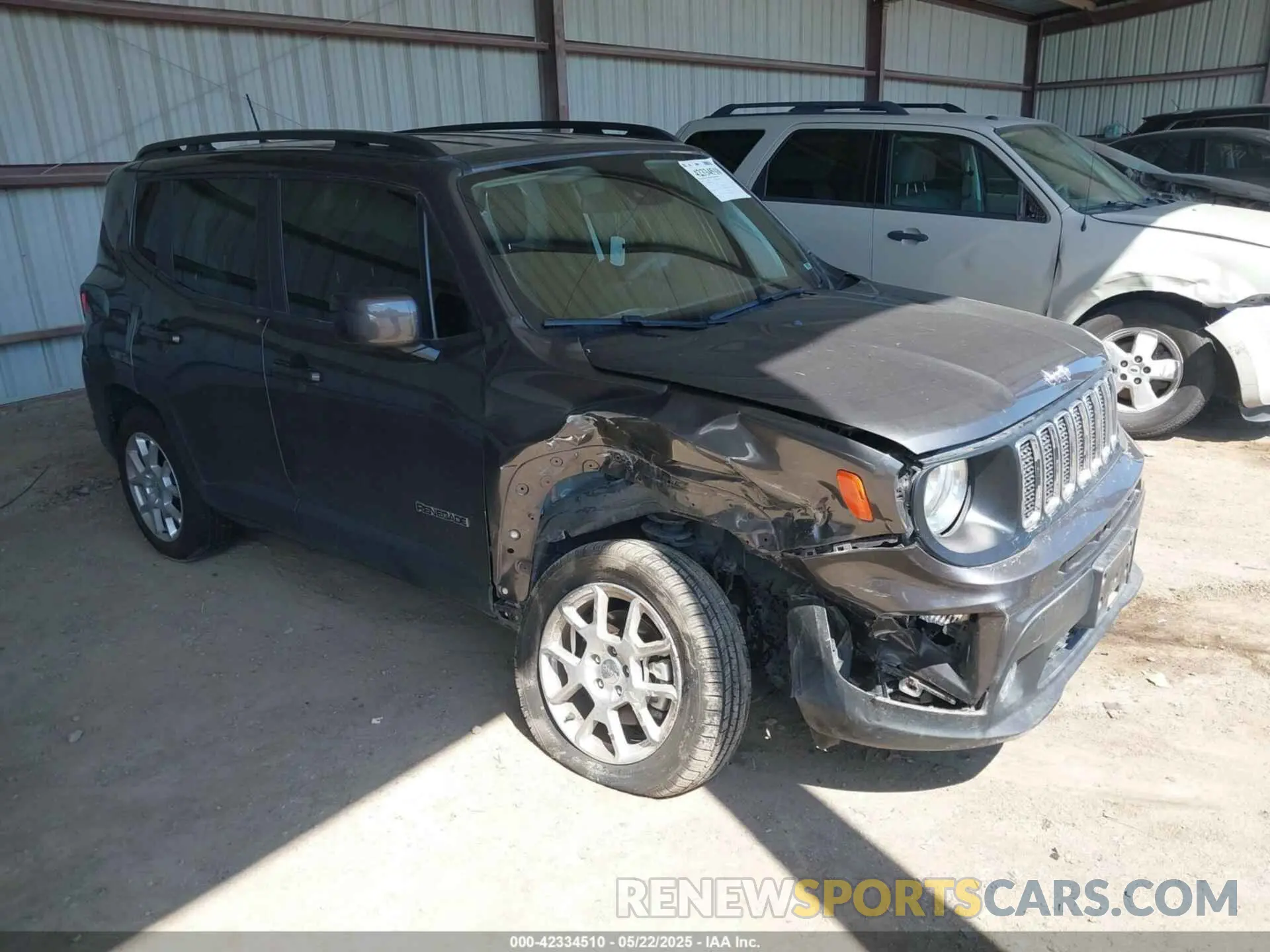 1 fotografías del automóvil dañado ZACNJDBB0MPN08135 JEEP RENEGADE 2021