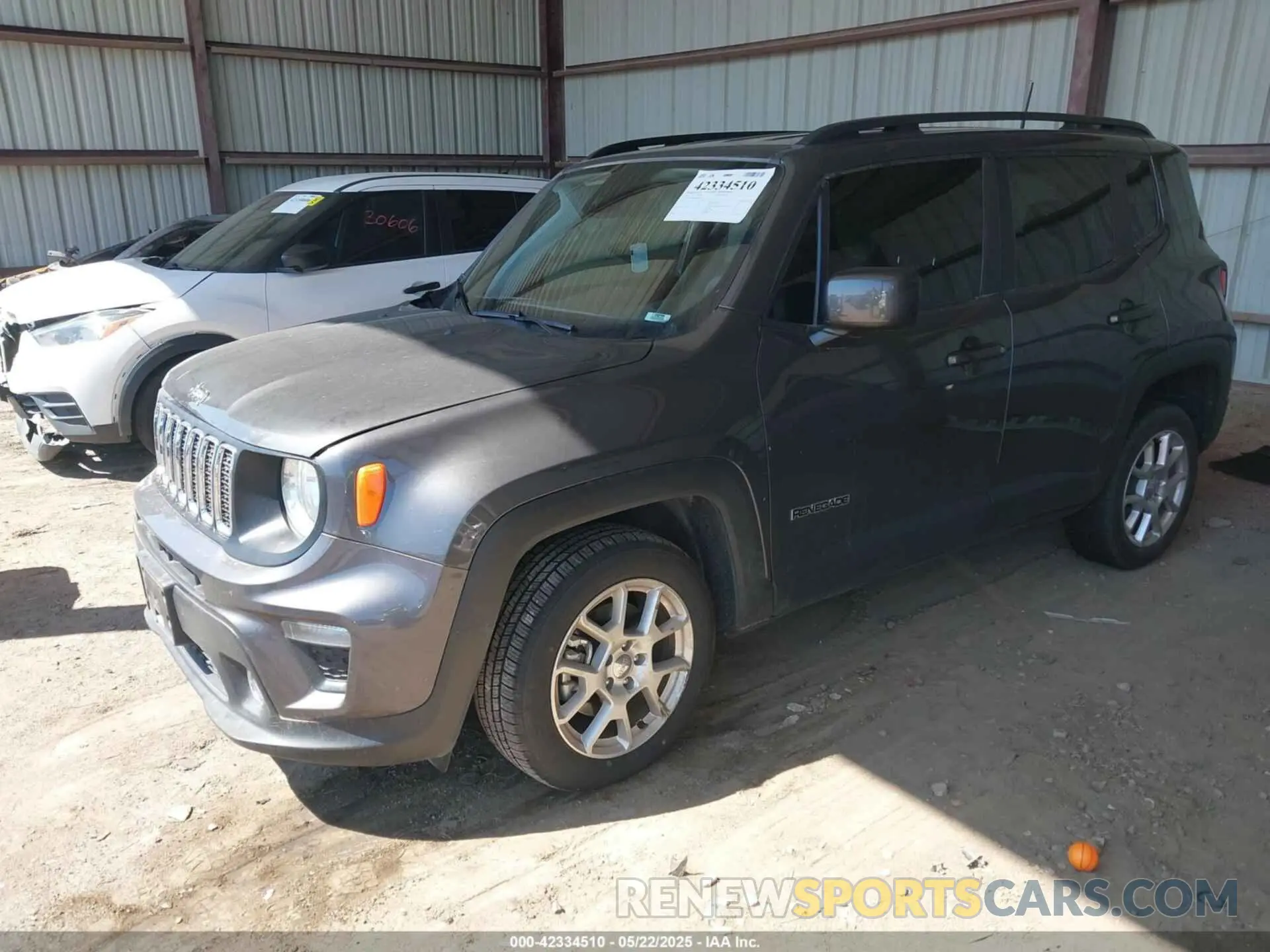 2 fotografías del automóvil dañado ZACNJDBB0MPN08135 JEEP RENEGADE 2021