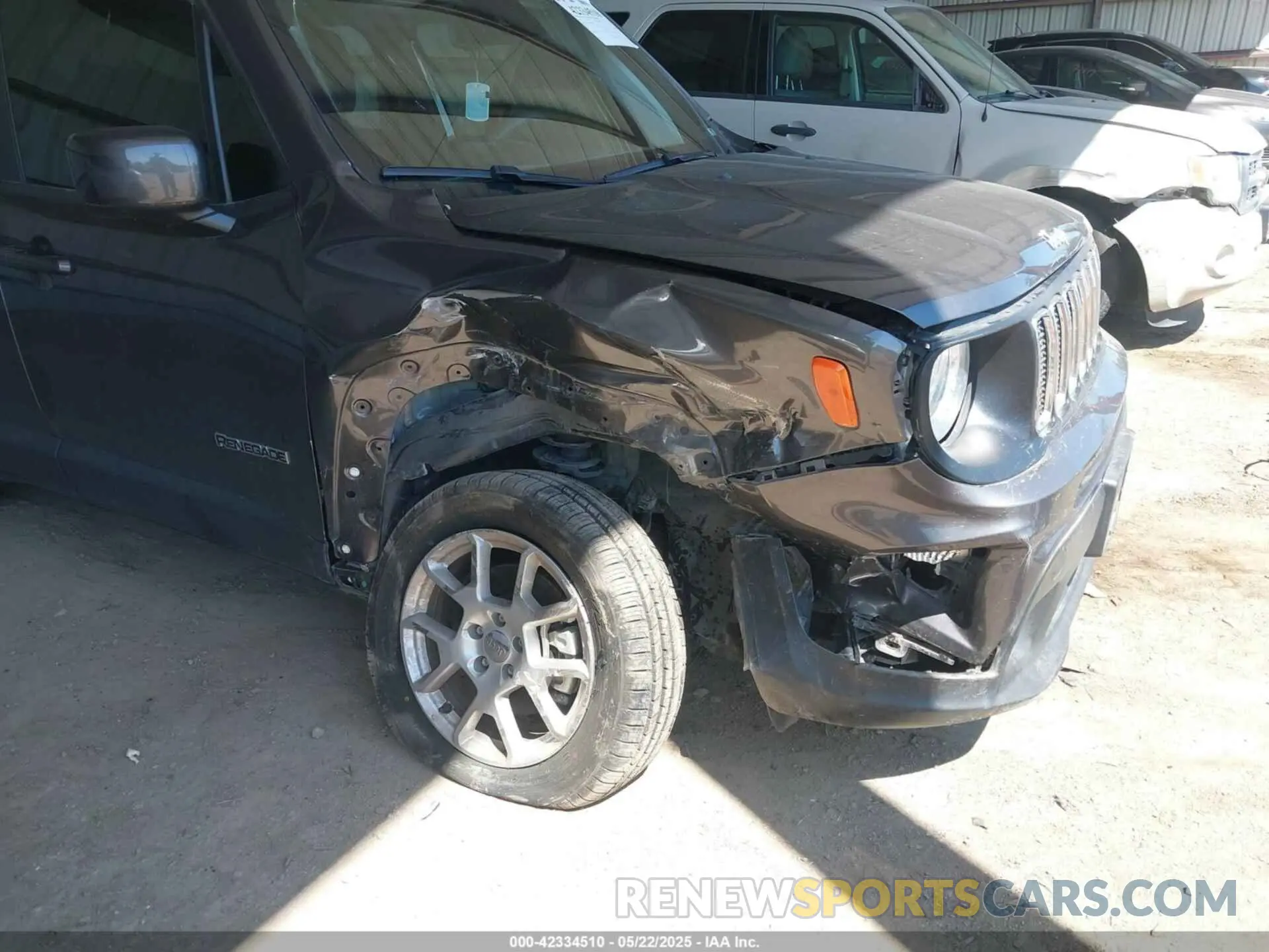 6 fotografías del automóvil dañado ZACNJDBB0MPN08135 JEEP RENEGADE 2021