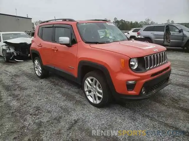 11 fotografías del automóvil dañado ZACNJDBB2MPM47113 JEEP RENEGADE 2021