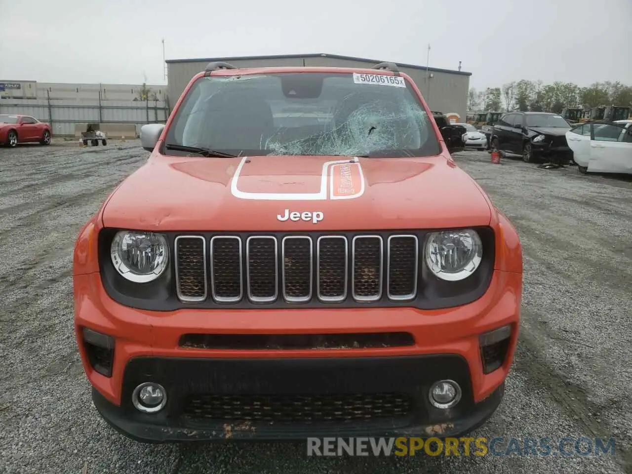 5 fotografías del automóvil dañado ZACNJDBB2MPM47113 JEEP RENEGADE 2021