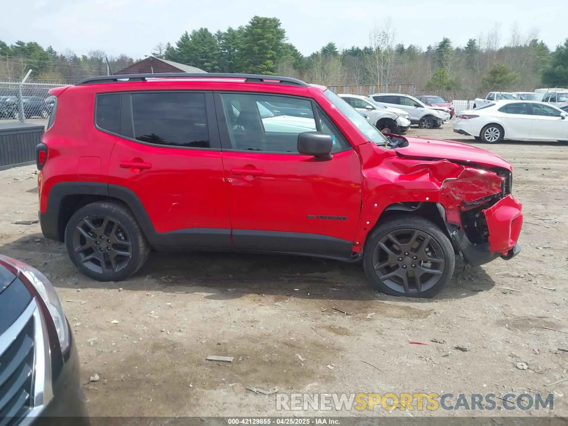 13 fotografías del automóvil dañado ZACNJDBB2MPM77874 JEEP RENEGADE 2021