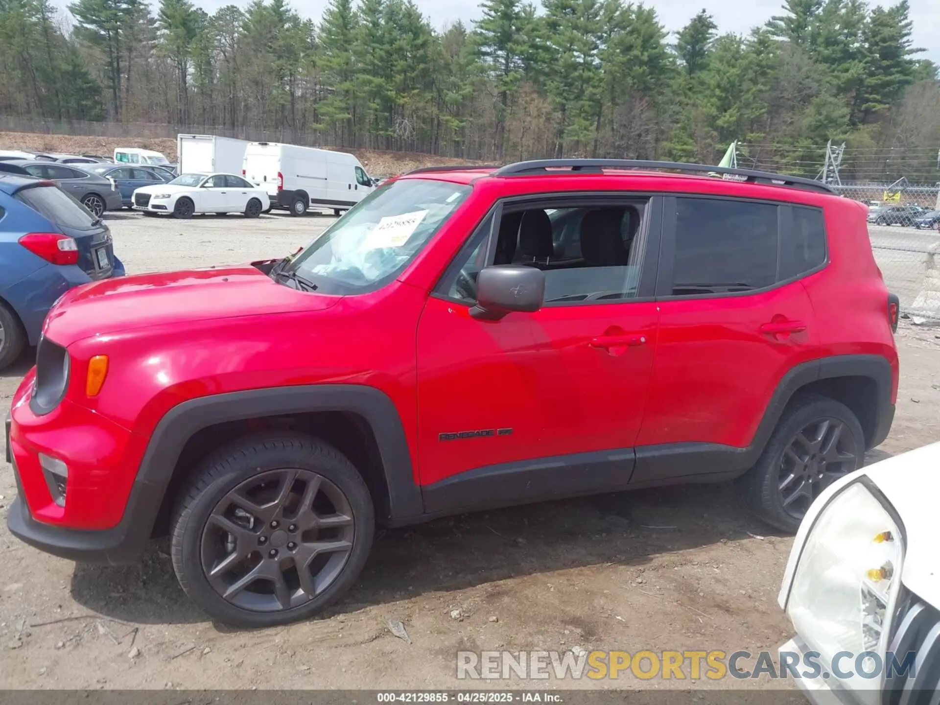 14 fotografías del automóvil dañado ZACNJDBB2MPM77874 JEEP RENEGADE 2021