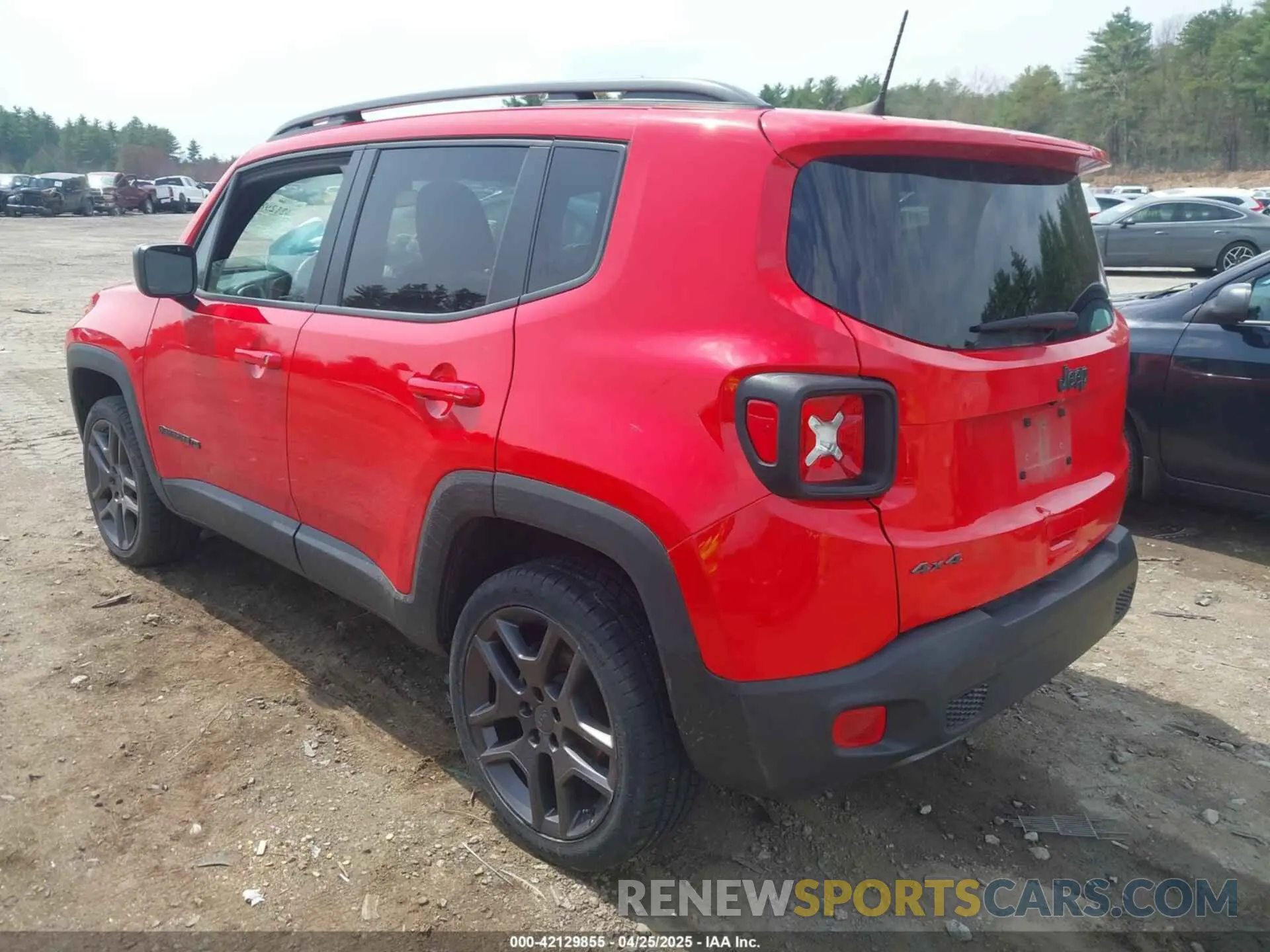 3 fotografías del automóvil dañado ZACNJDBB2MPM77874 JEEP RENEGADE 2021