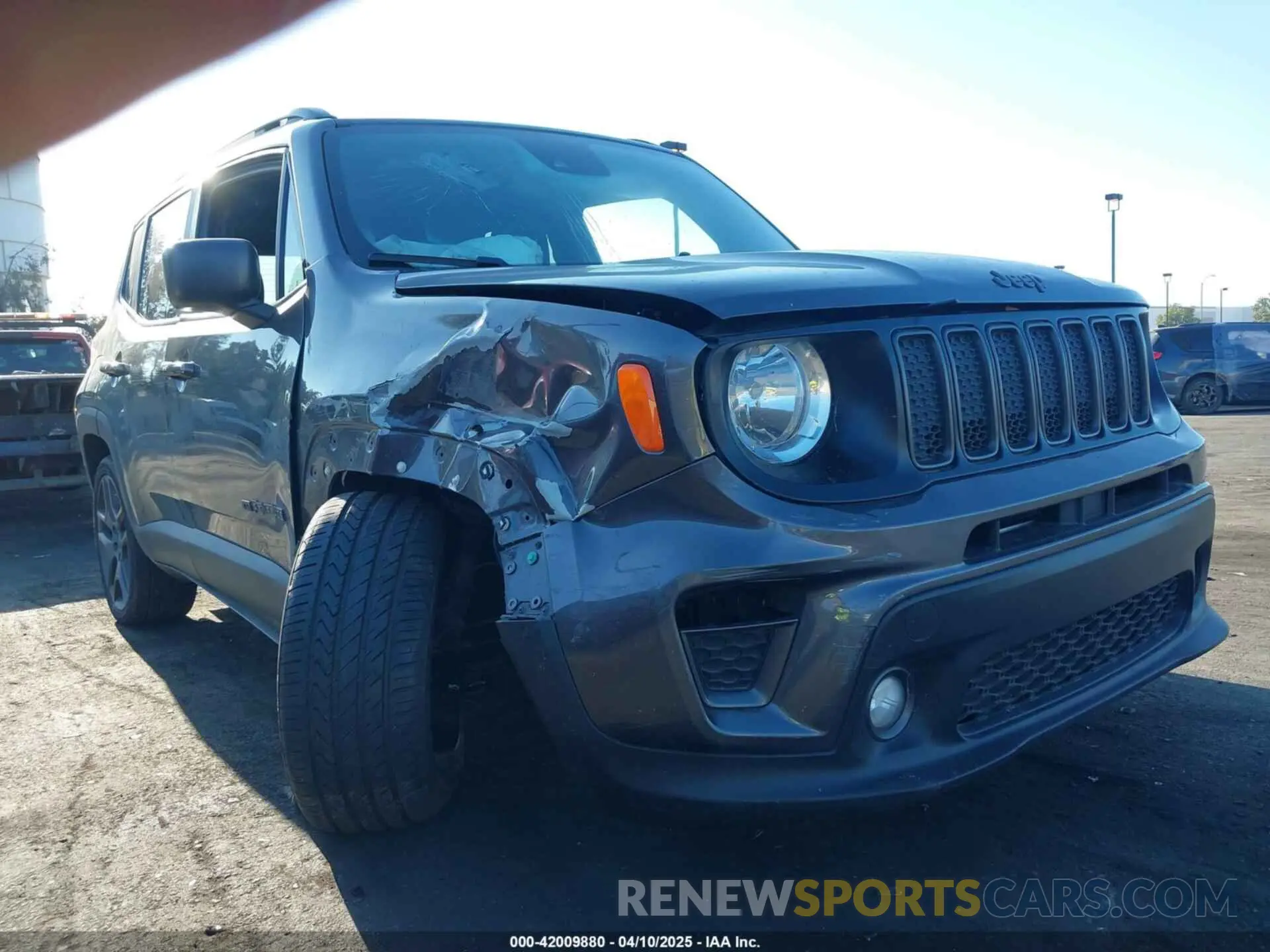 6 fotografías del automóvil dañado ZACNJDBB2MPM79995 JEEP RENEGADE 2021
