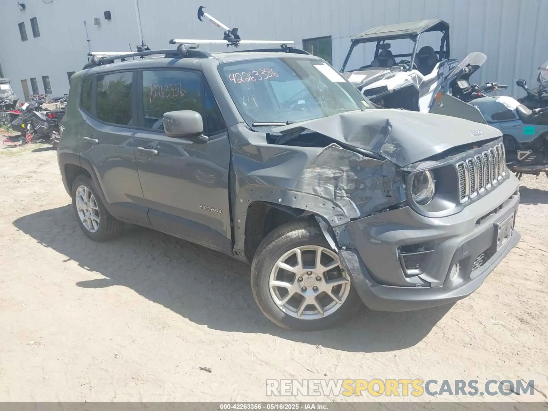 1 fotografías del automóvil dañado ZACNJDBB2MPN31688 JEEP RENEGADE 2021