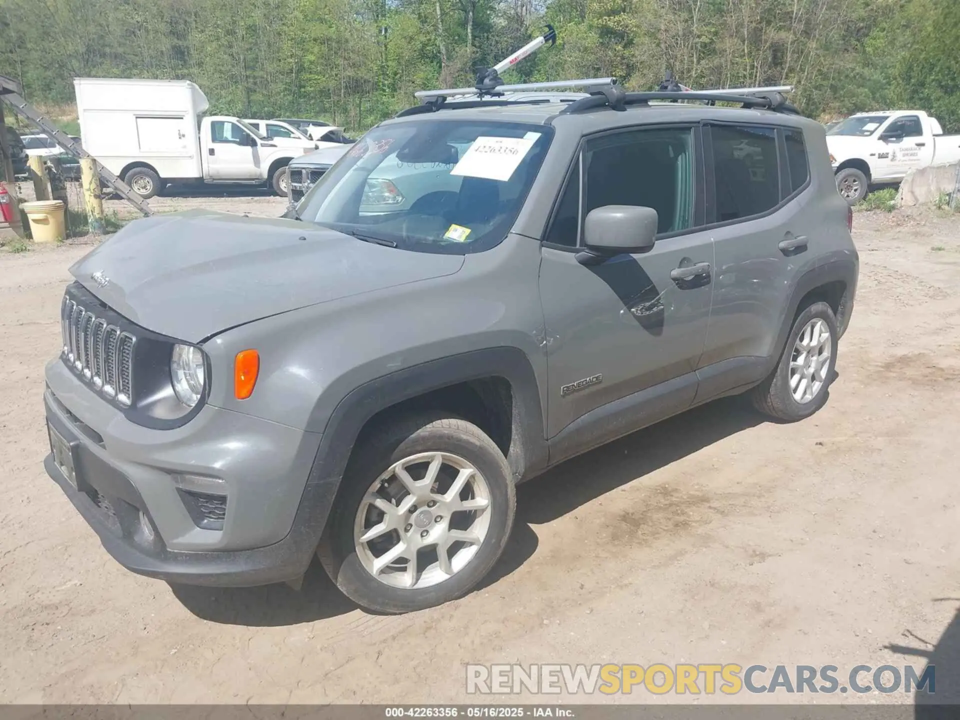 2 fotografías del automóvil dañado ZACNJDBB2MPN31688 JEEP RENEGADE 2021