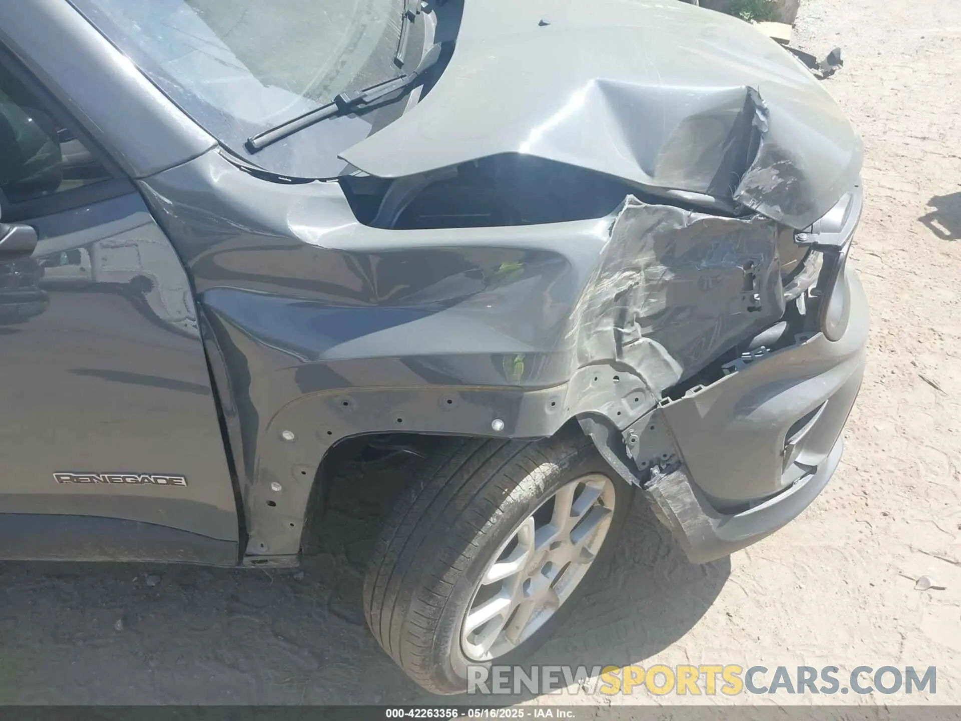 22 fotografías del automóvil dañado ZACNJDBB2MPN31688 JEEP RENEGADE 2021
