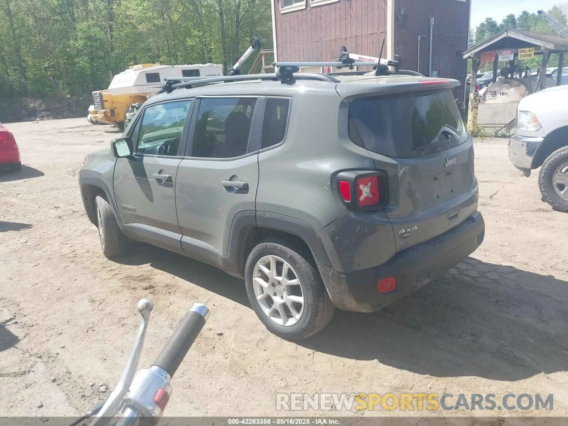 3 fotografías del automóvil dañado ZACNJDBB2MPN31688 JEEP RENEGADE 2021