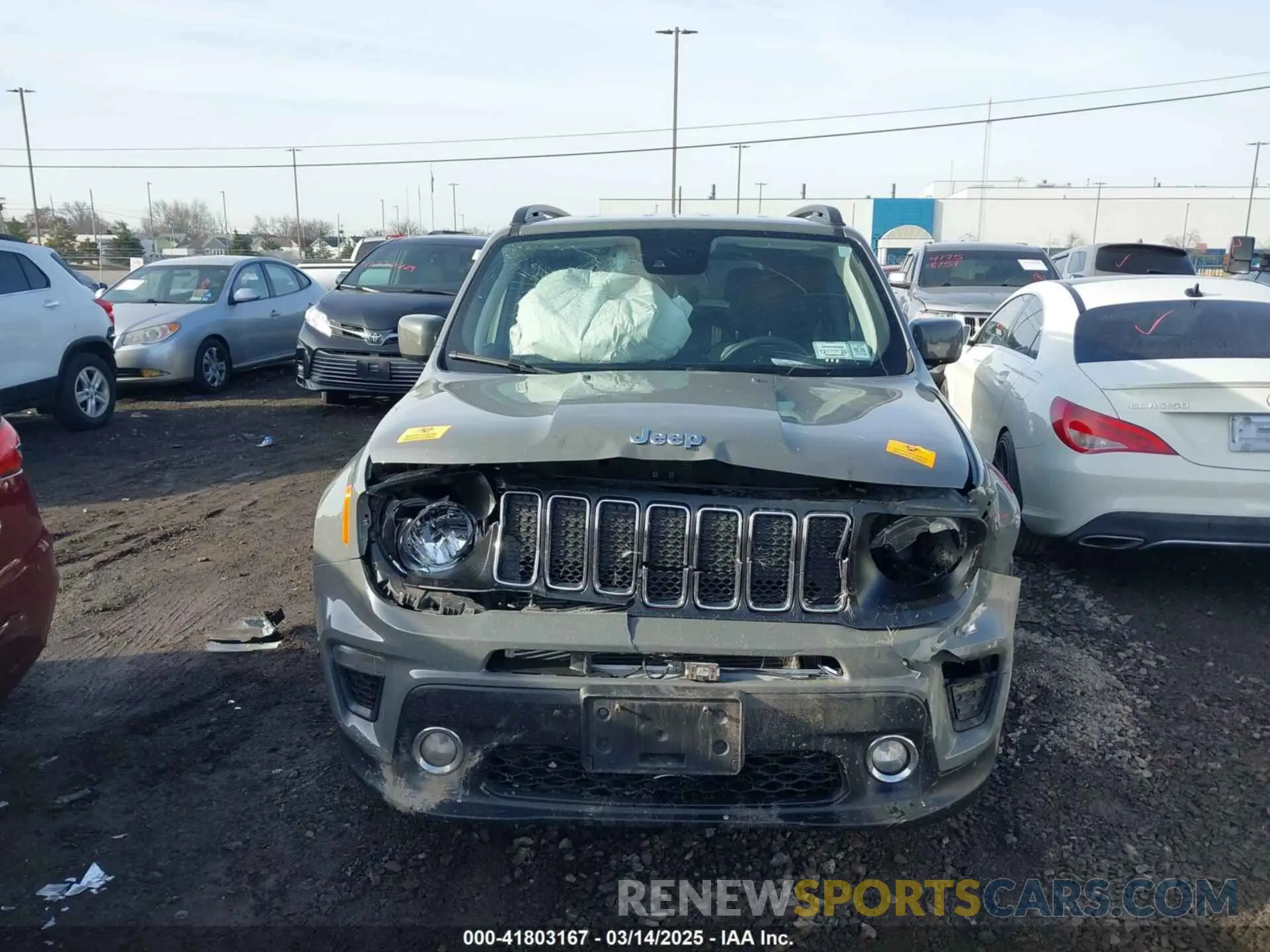 12 fotografías del automóvil dañado ZACNJDBB3MPN22076 JEEP RENEGADE 2021