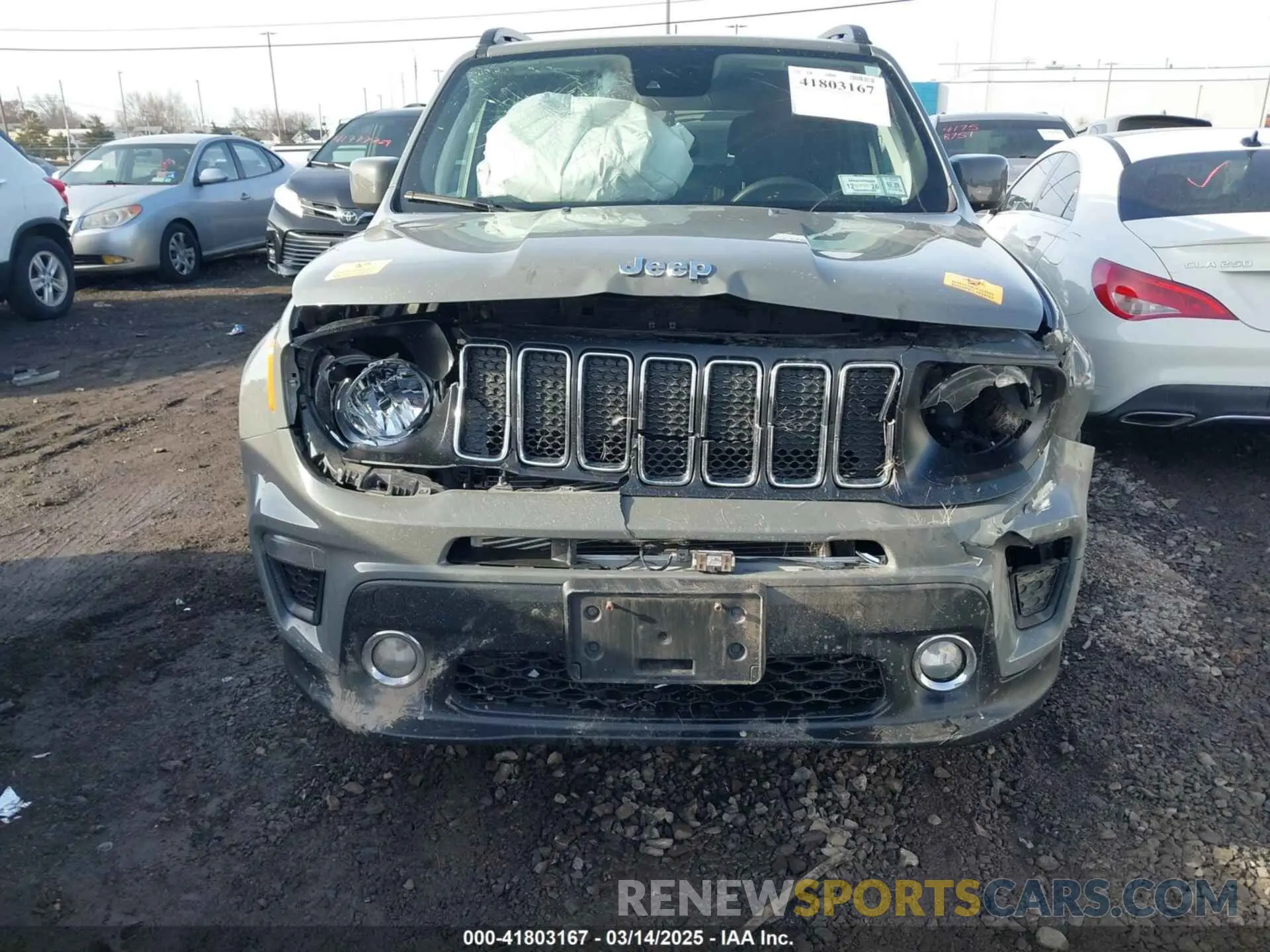 6 fotografías del automóvil dañado ZACNJDBB3MPN22076 JEEP RENEGADE 2021
