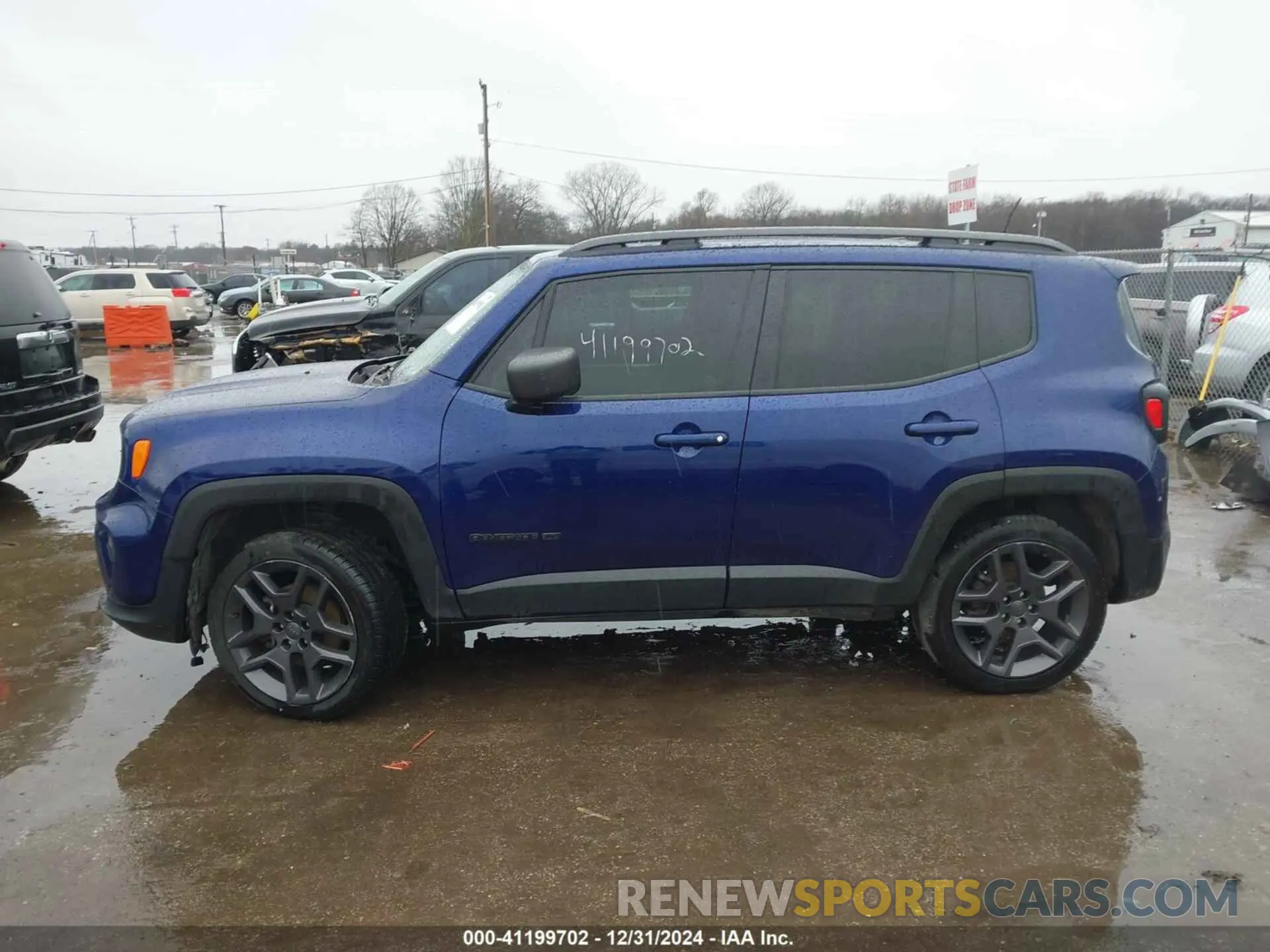 15 fotografías del automóvil dañado ZACNJDBB4MPM54242 JEEP RENEGADE 2021