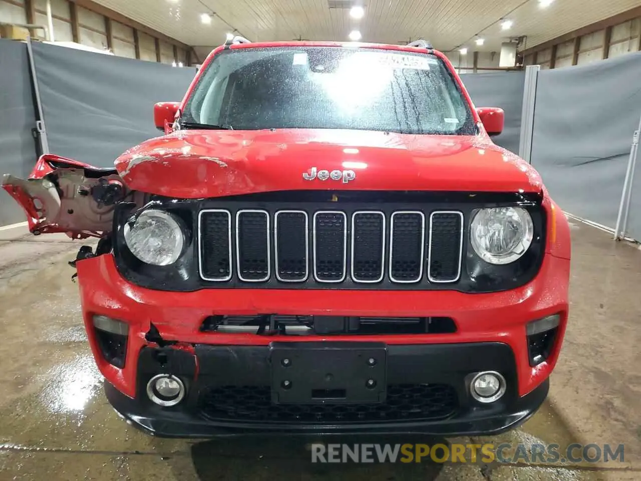 5 fotografías del automóvil dañado ZACNJDBB5MPM20018 JEEP RENEGADE 2021