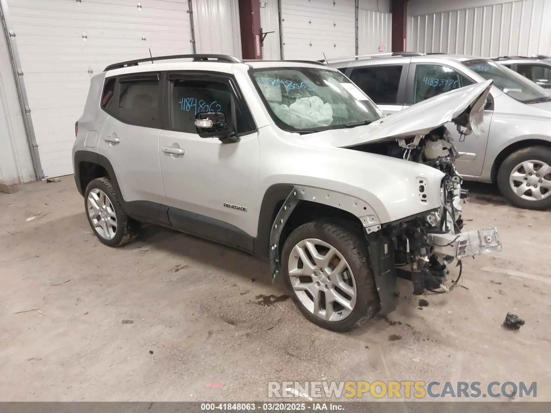 1 fotografías del automóvil dañado ZACNJDBB5MPM77688 JEEP RENEGADE 2021