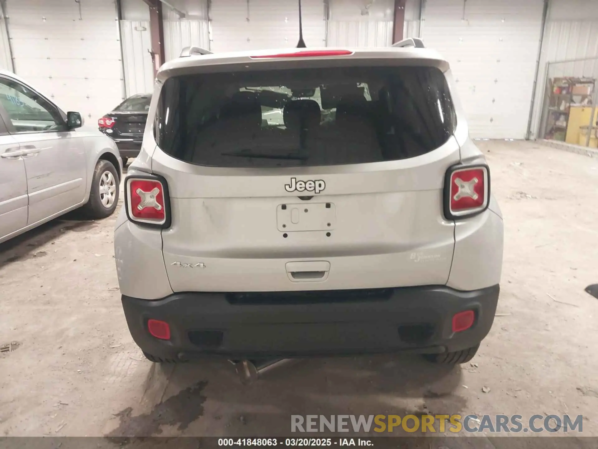 16 fotografías del automóvil dañado ZACNJDBB5MPM77688 JEEP RENEGADE 2021