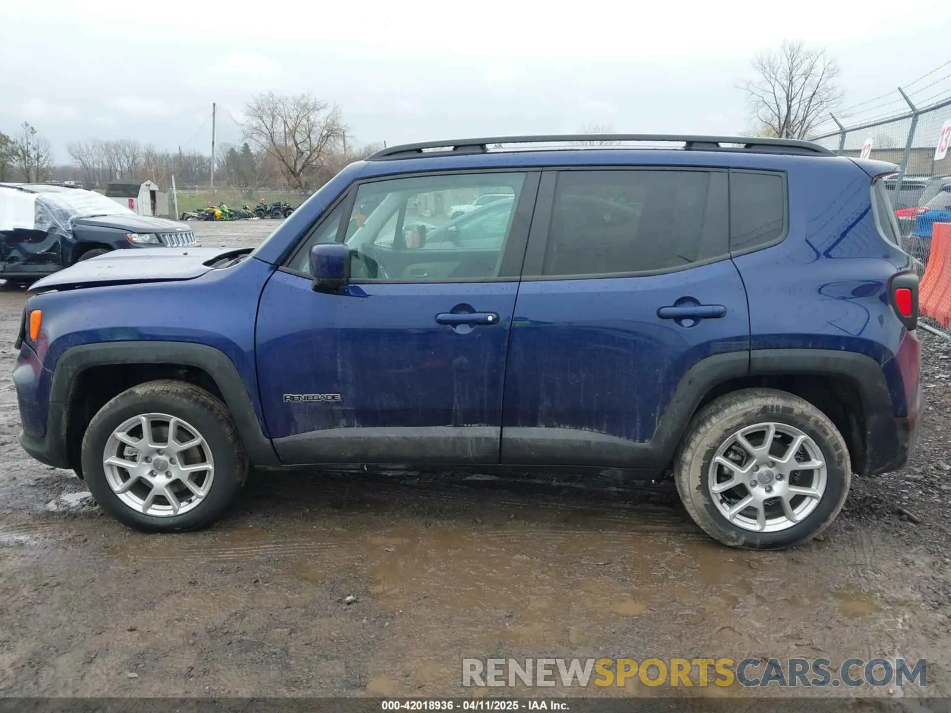 14 fotografías del automóvil dañado ZACNJDBB5MPN32608 JEEP RENEGADE 2021