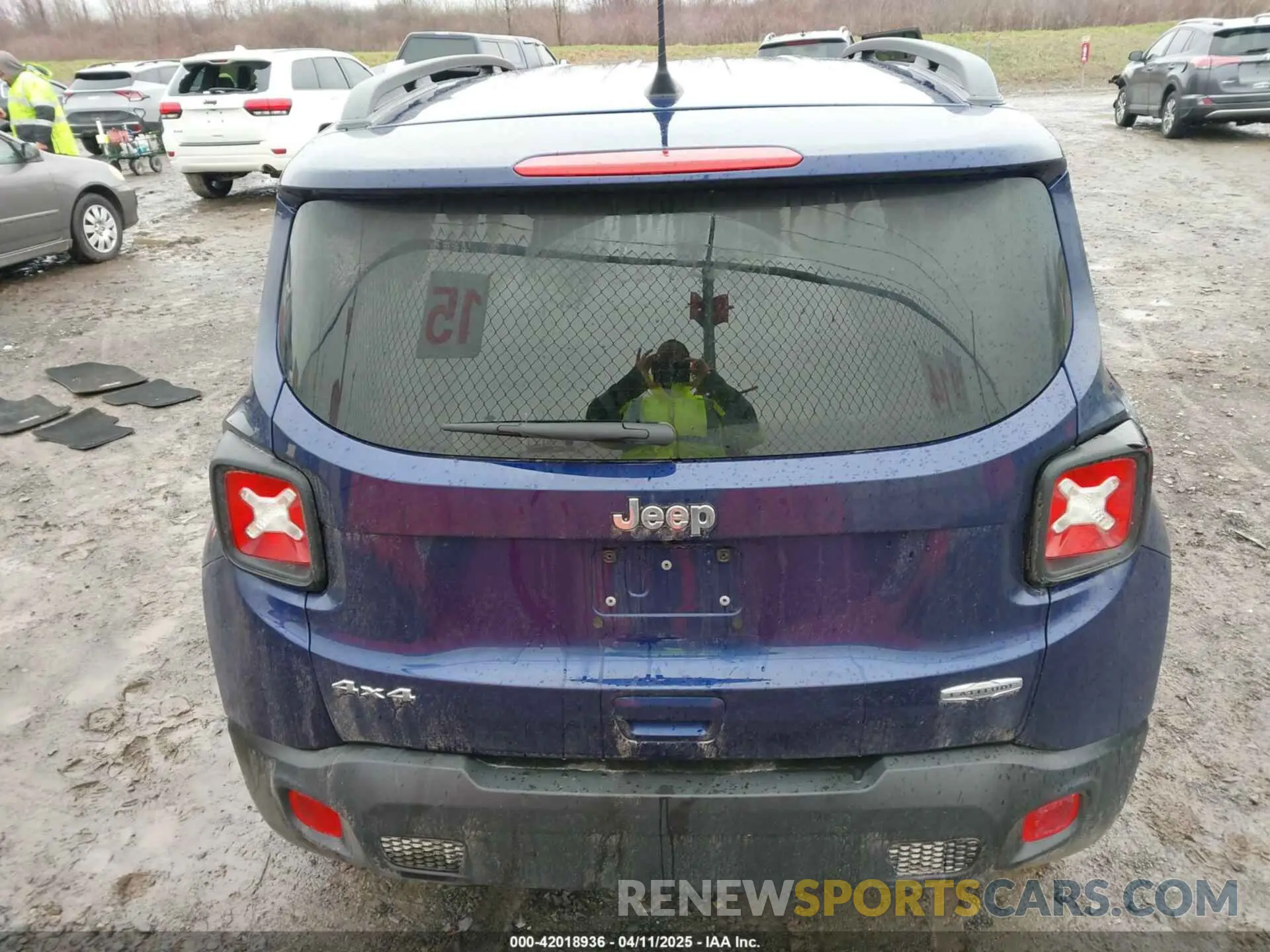 16 fotografías del automóvil dañado ZACNJDBB5MPN32608 JEEP RENEGADE 2021