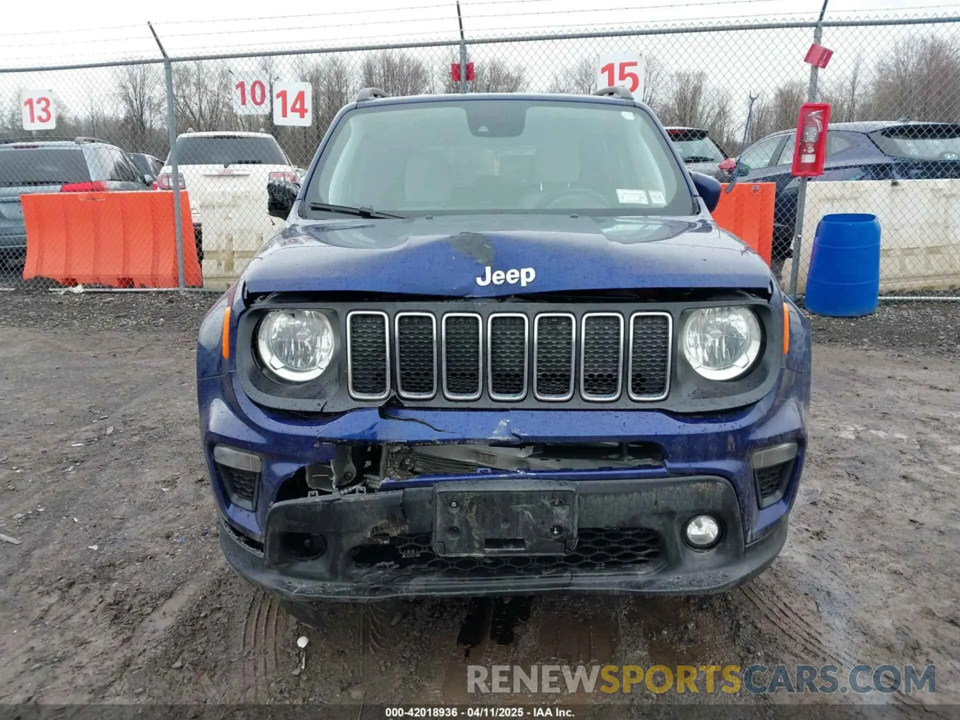 6 fotografías del automóvil dañado ZACNJDBB5MPN32608 JEEP RENEGADE 2021