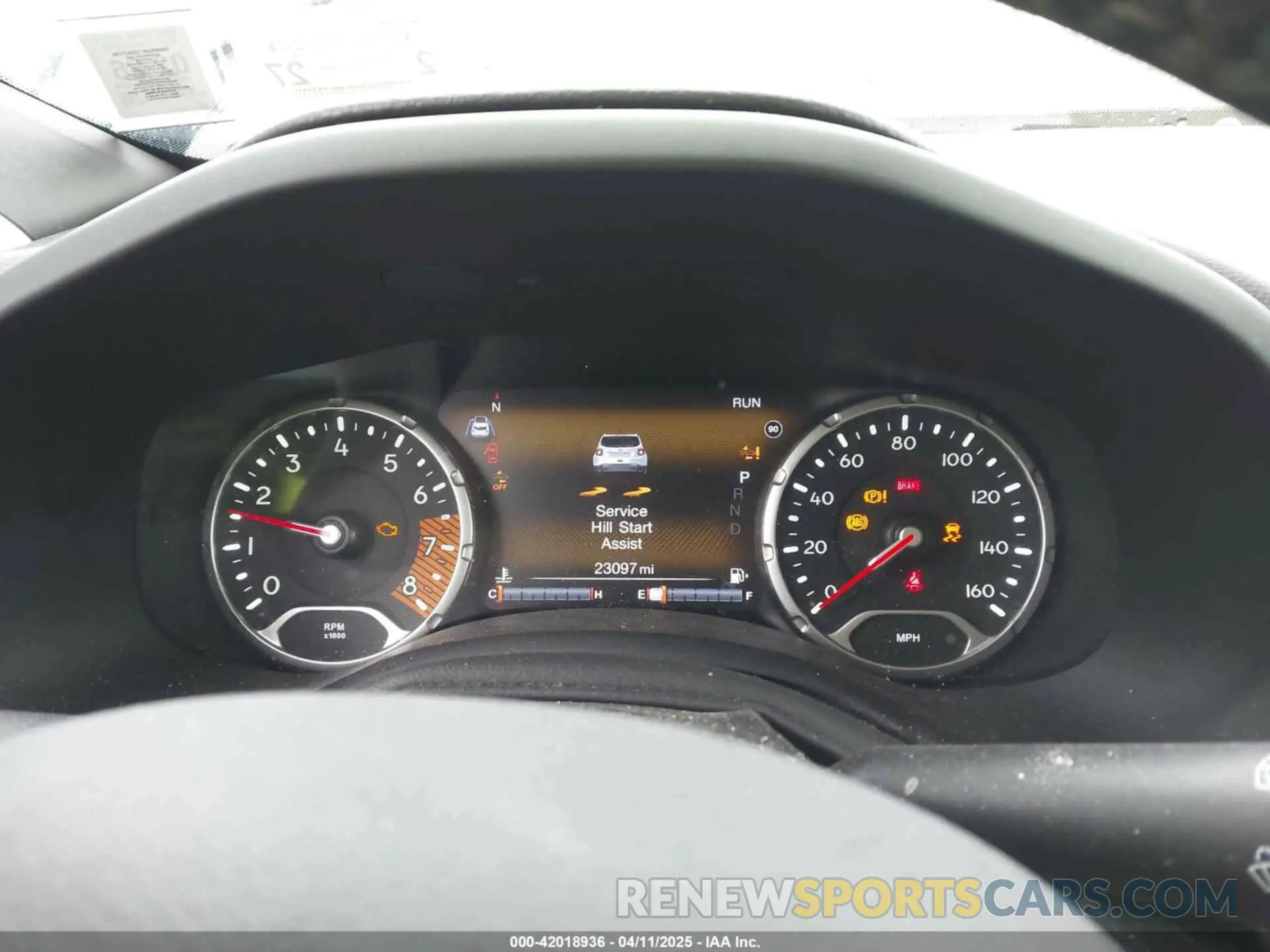 7 fotografías del automóvil dañado ZACNJDBB5MPN32608 JEEP RENEGADE 2021