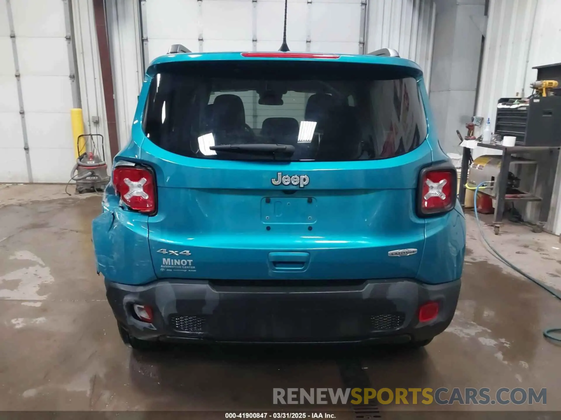 16 fotografías del automóvil dañado ZACNJDBB6MPM34798 JEEP RENEGADE 2021