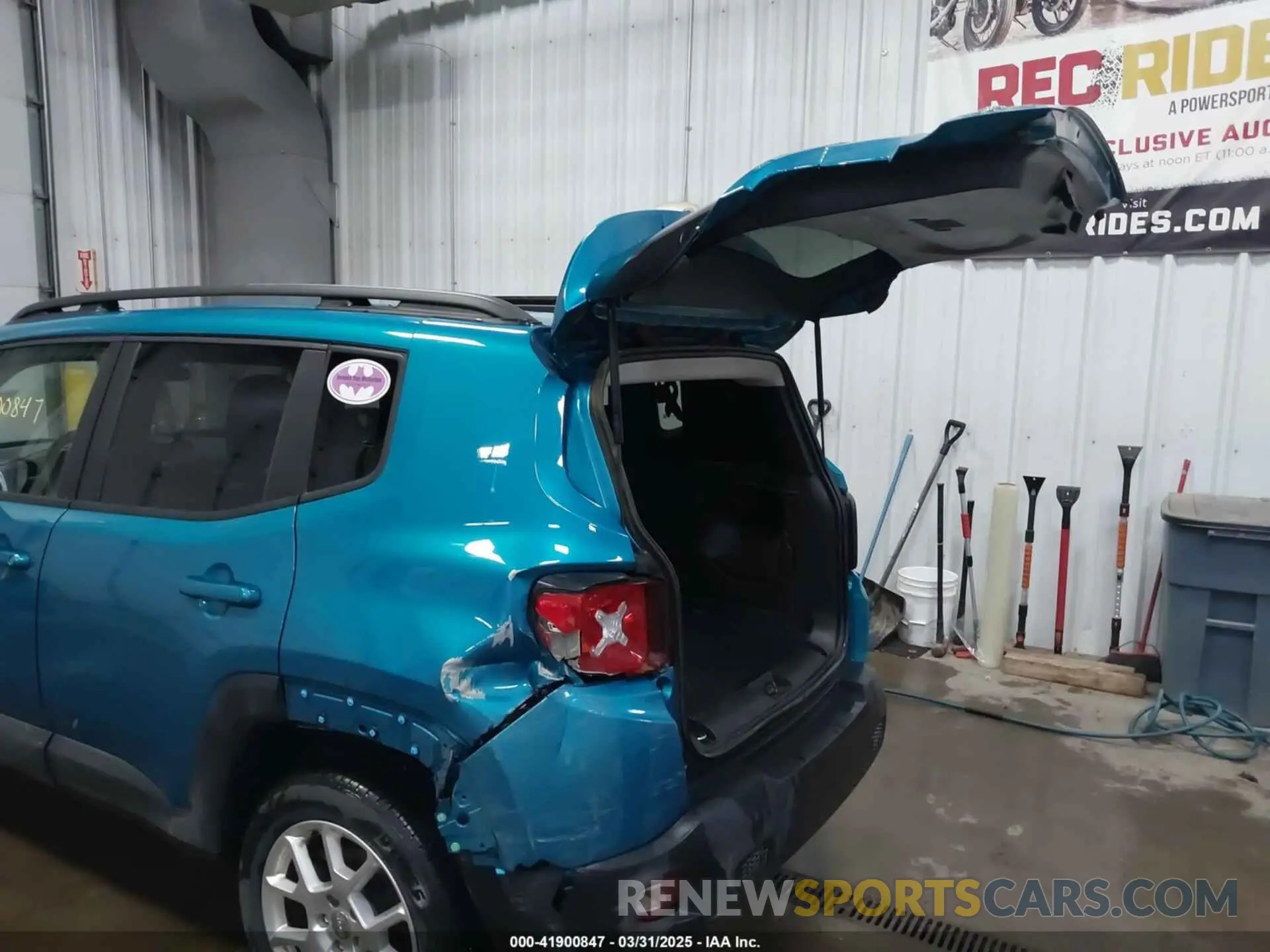 18 fotografías del automóvil dañado ZACNJDBB6MPM34798 JEEP RENEGADE 2021