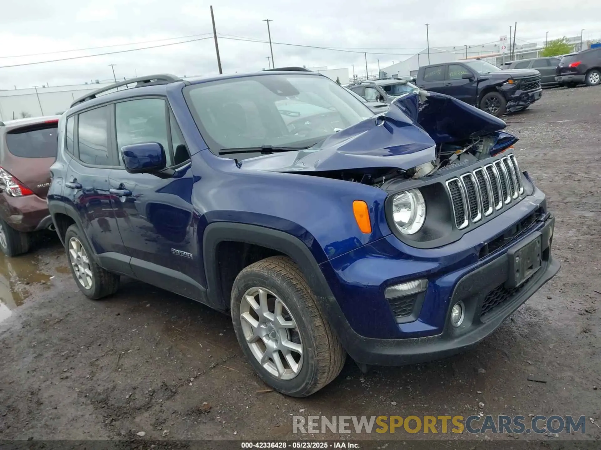 1 fotografías del automóvil dañado ZACNJDBB6MPN32519 JEEP RENEGADE 2021
