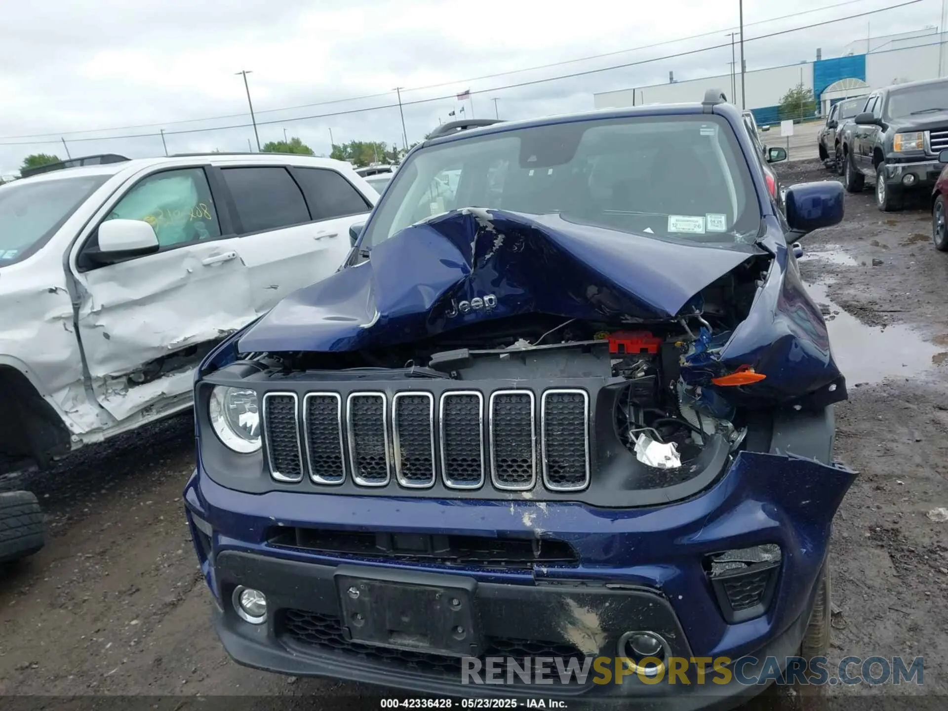 12 fotografías del automóvil dañado ZACNJDBB6MPN32519 JEEP RENEGADE 2021