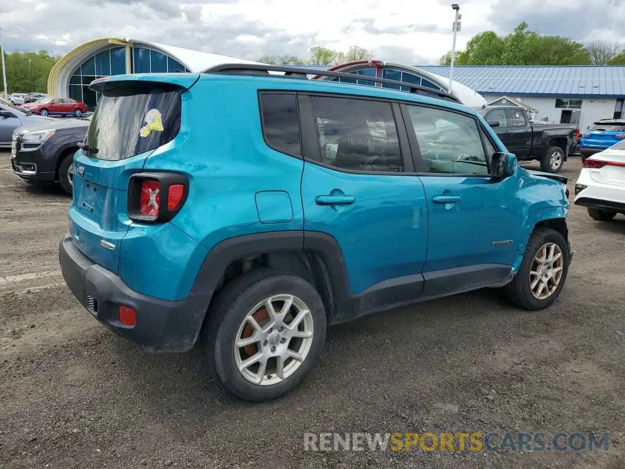 3 fotografías del automóvil dañado ZACNJDBB7MPM43901 JEEP RENEGADE 2021