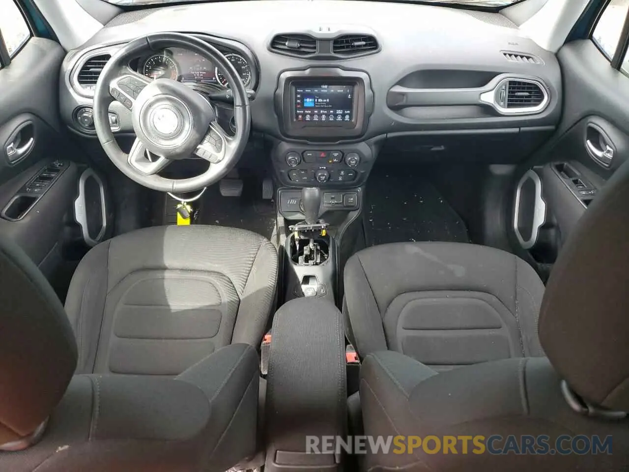 8 fotografías del automóvil dañado ZACNJDBB7MPM43901 JEEP RENEGADE 2021