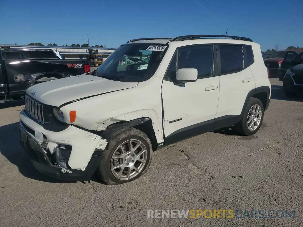 1 fotografías del automóvil dañado ZACNJDBB7MPM77191 JEEP RENEGADE 2021