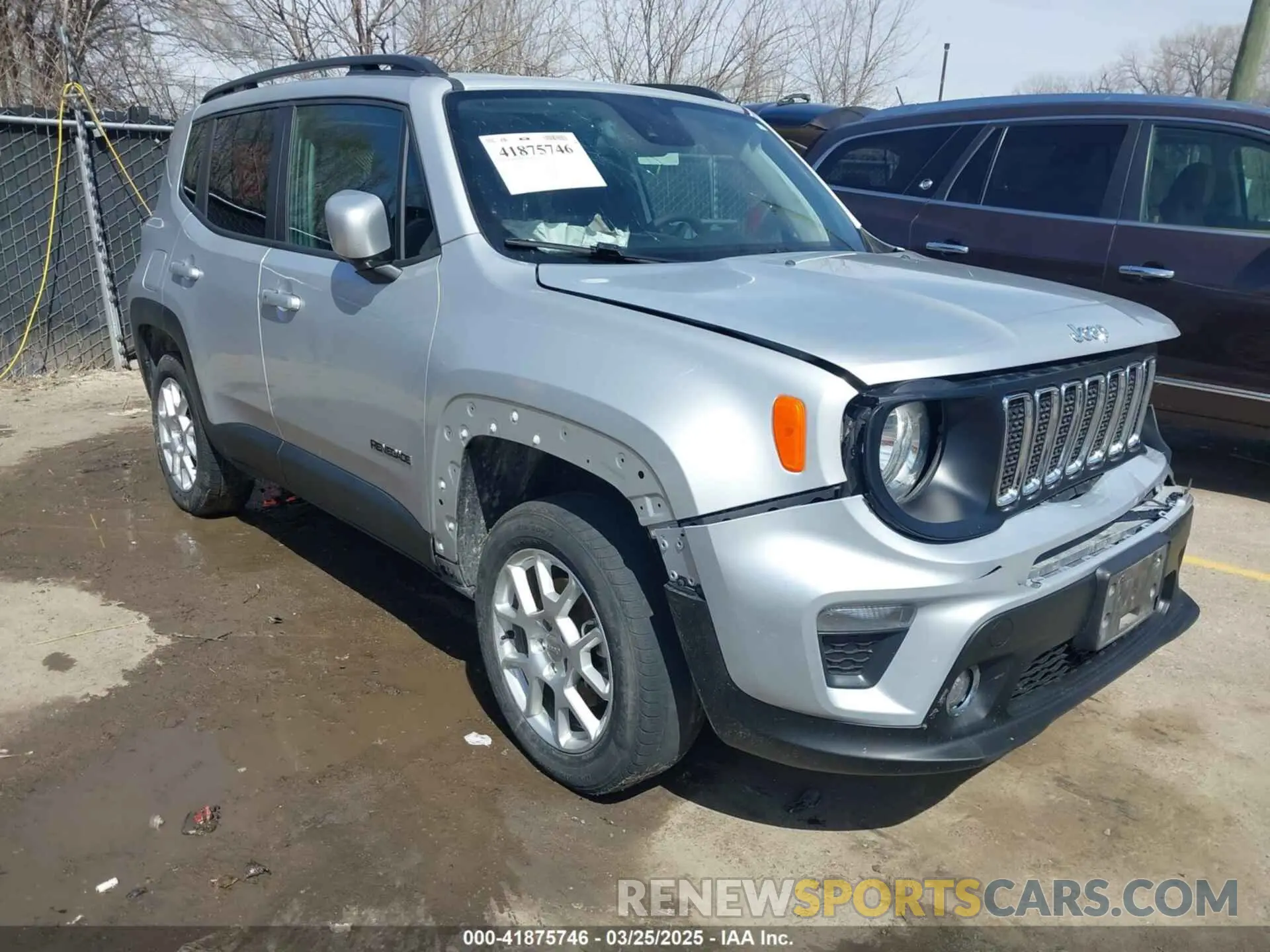 1 fotografías del automóvil dañado ZACNJDBB7MPN11100 JEEP RENEGADE 2021