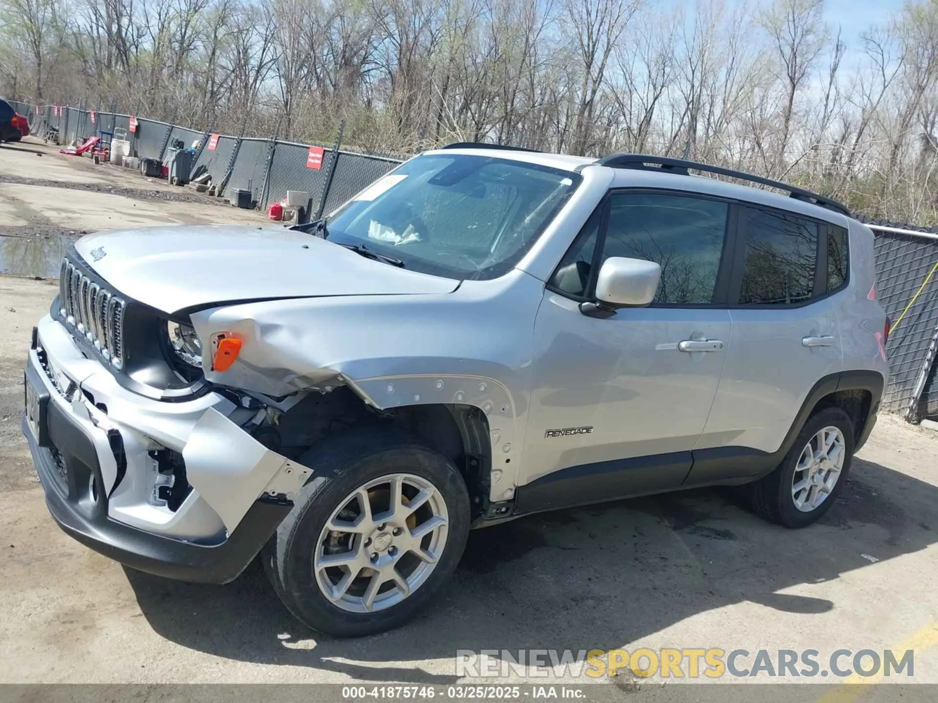 14 fotografías del automóvil dañado ZACNJDBB7MPN11100 JEEP RENEGADE 2021