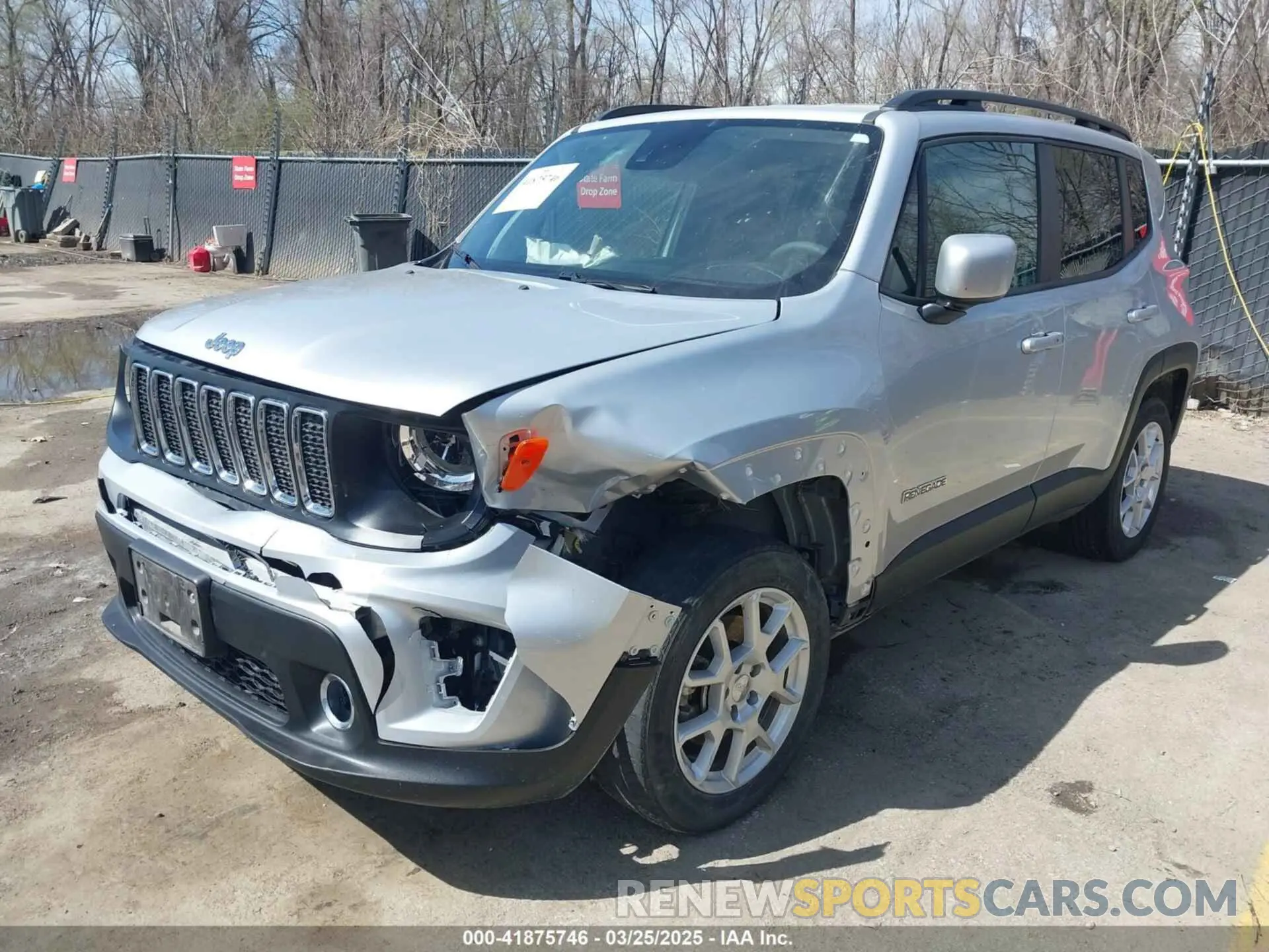 2 fotografías del automóvil dañado ZACNJDBB7MPN11100 JEEP RENEGADE 2021
