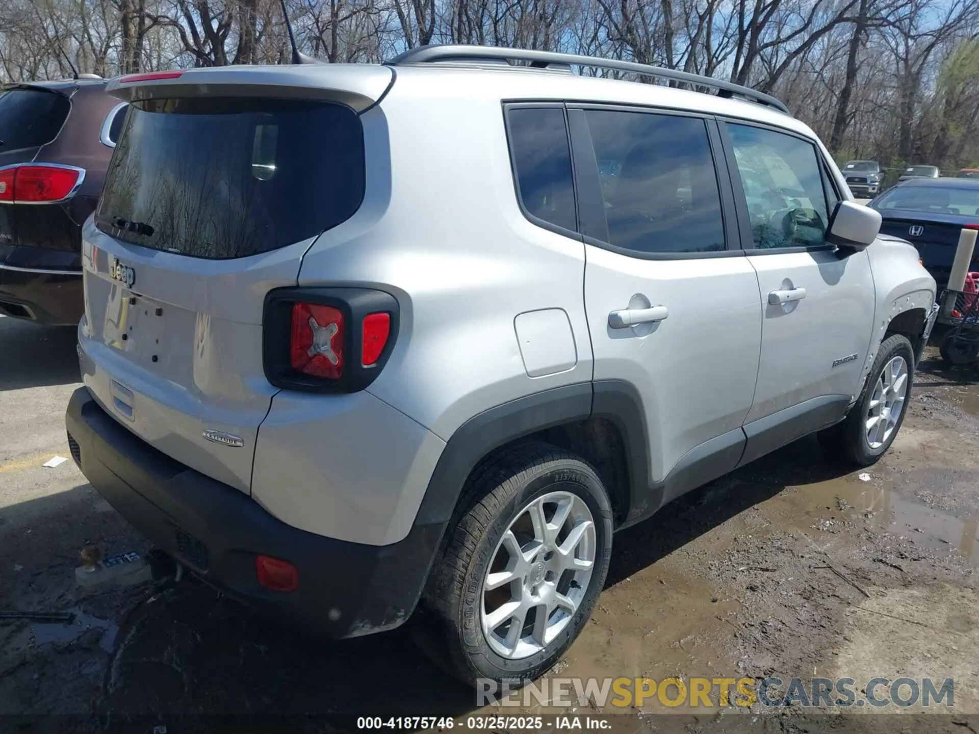 4 fotografías del automóvil dañado ZACNJDBB7MPN11100 JEEP RENEGADE 2021