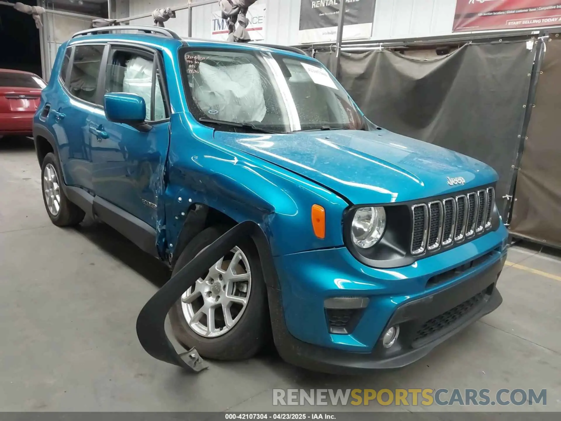 1 fotografías del automóvil dañado ZACNJDBB7MPN36630 JEEP RENEGADE 2021