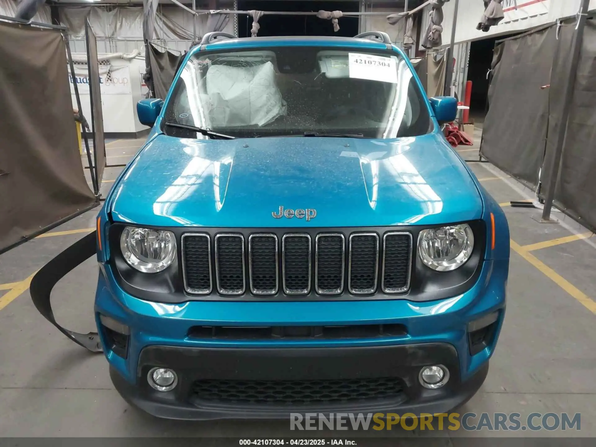12 fotografías del automóvil dañado ZACNJDBB7MPN36630 JEEP RENEGADE 2021