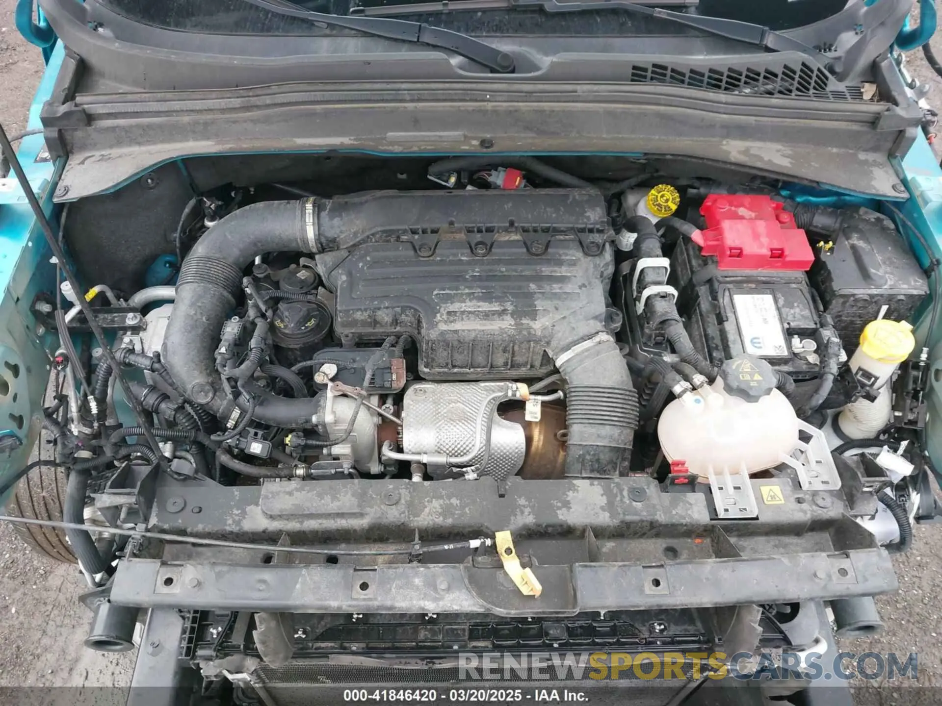 10 fotografías del automóvil dañado ZACNJDC15MPN30461 JEEP RENEGADE 2021