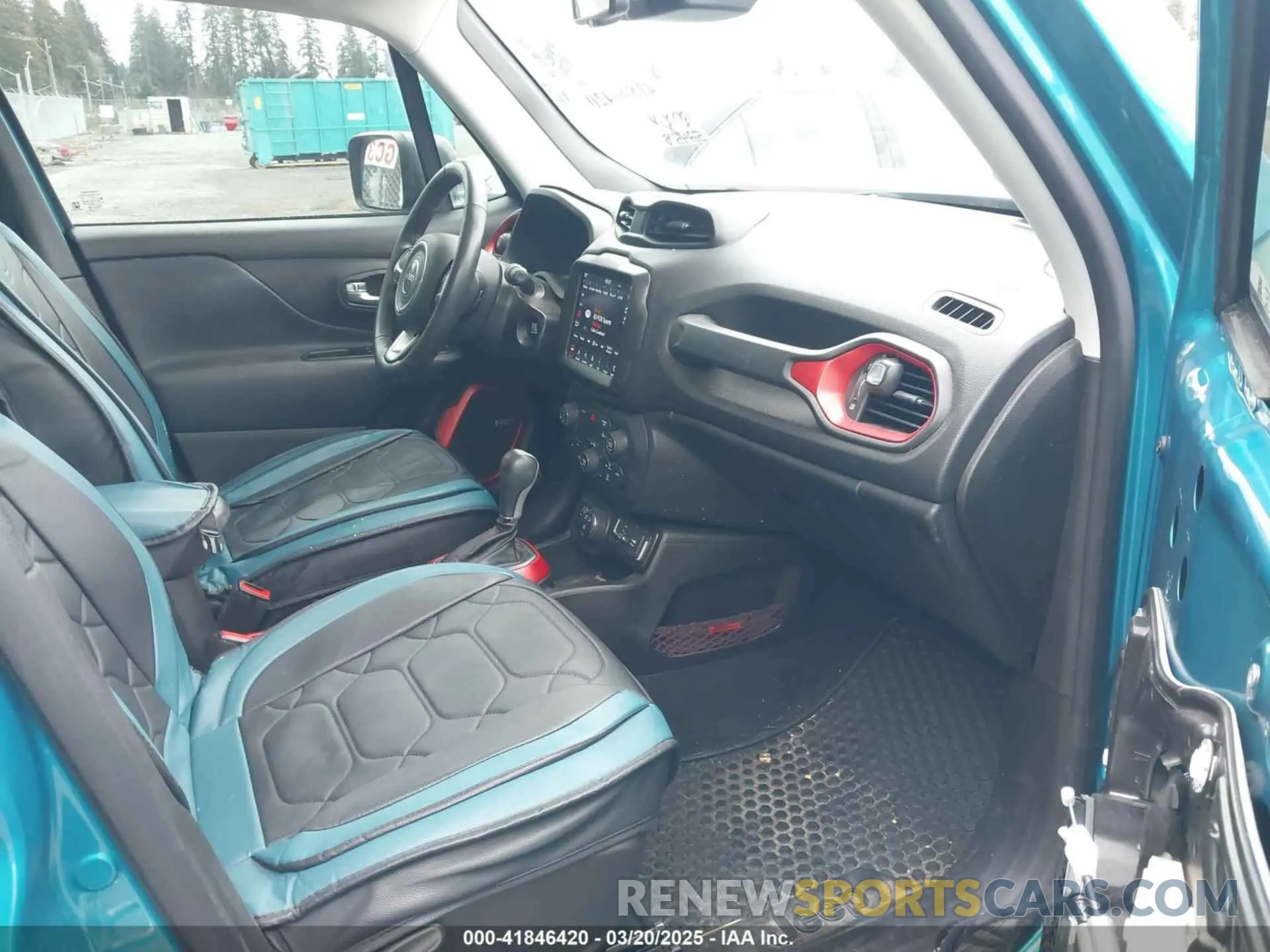 5 fotografías del automóvil dañado ZACNJDC15MPN30461 JEEP RENEGADE 2021