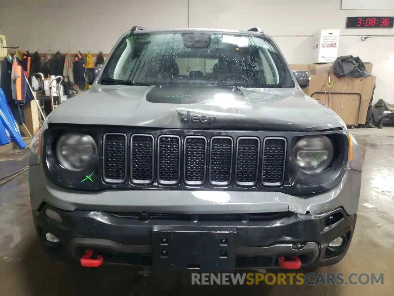 5 fotografías del automóvil dañado ZACNJDC18MPM29592 JEEP RENEGADE 2021