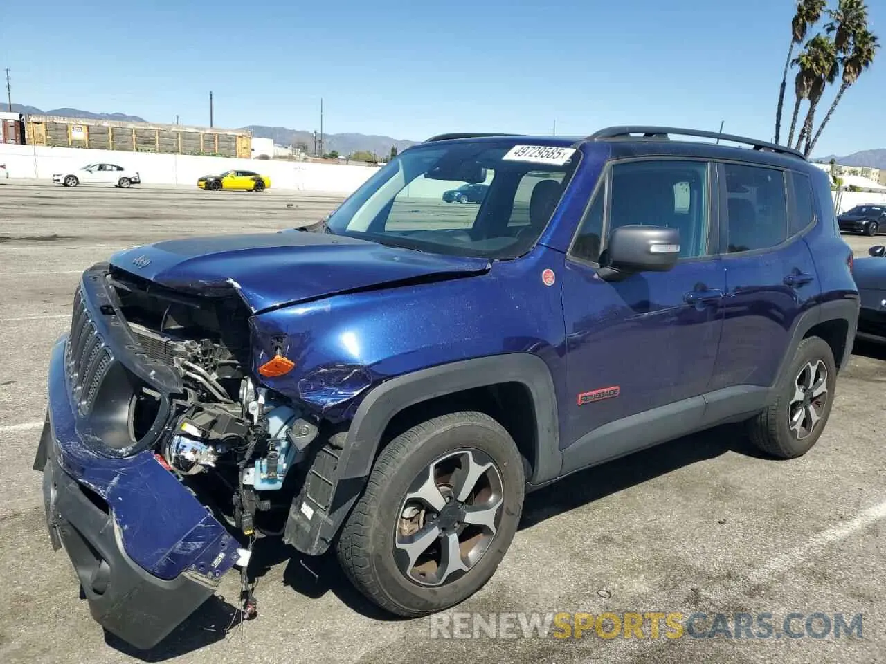 1 fotografías del automóvil dañado ZACNJDC18MPM69378 JEEP RENEGADE 2021