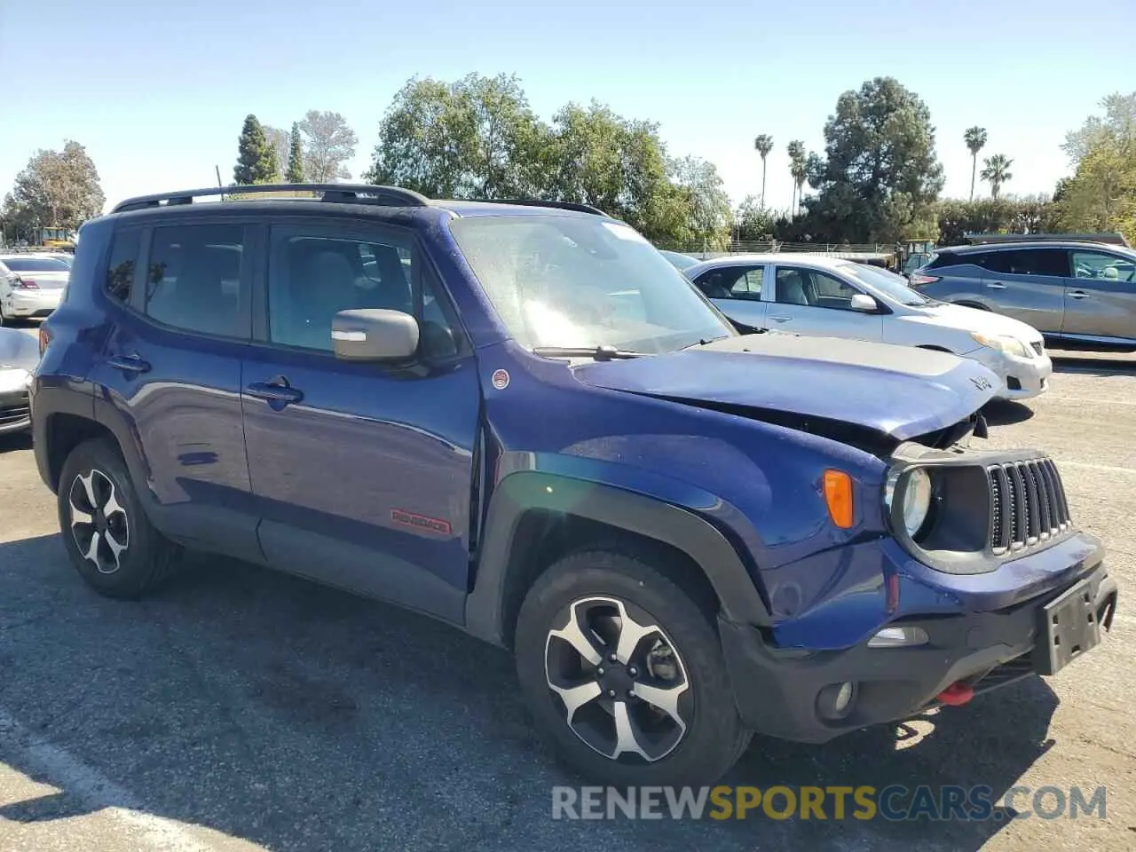 4 fotografías del automóvil dañado ZACNJDC18MPM69378 JEEP RENEGADE 2021