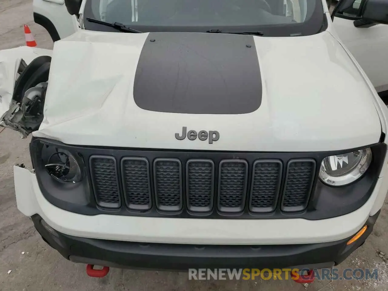 12 fotografías del automóvil dañado ZACNJDC19MPM30234 JEEP RENEGADE 2021
